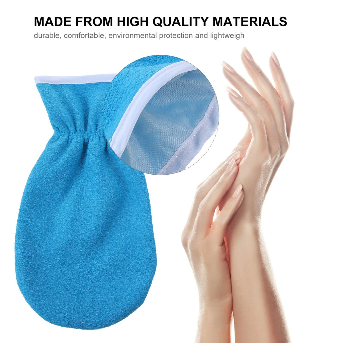 TERRIFI 4 PCS Paraffin Wax Bath Gloves and Booties, Paraffin Wax Warmer Insulated Mitts, Foot Spa Cover, Moisturizing Work Gloves, Hand Treatment Kit