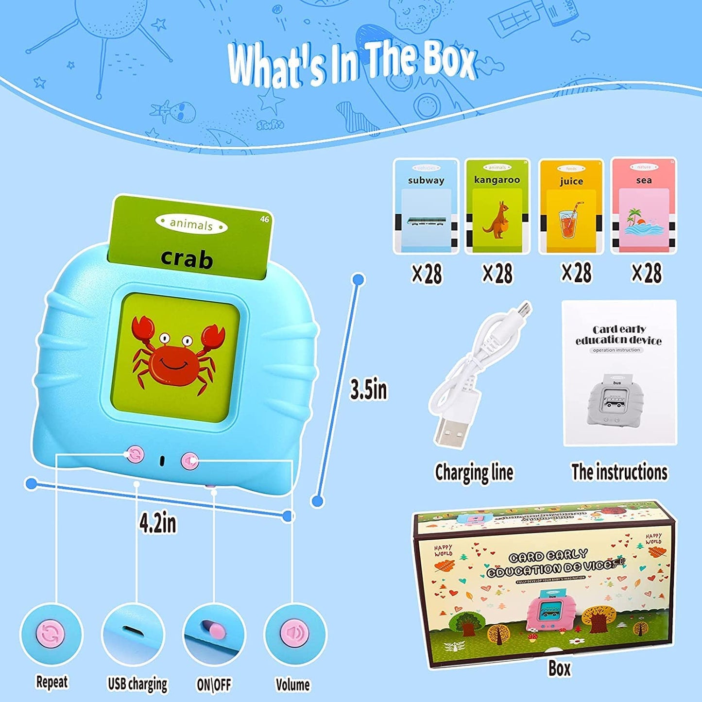 Talking Educational Flash Cards بطاقات تعليمية ناطقة