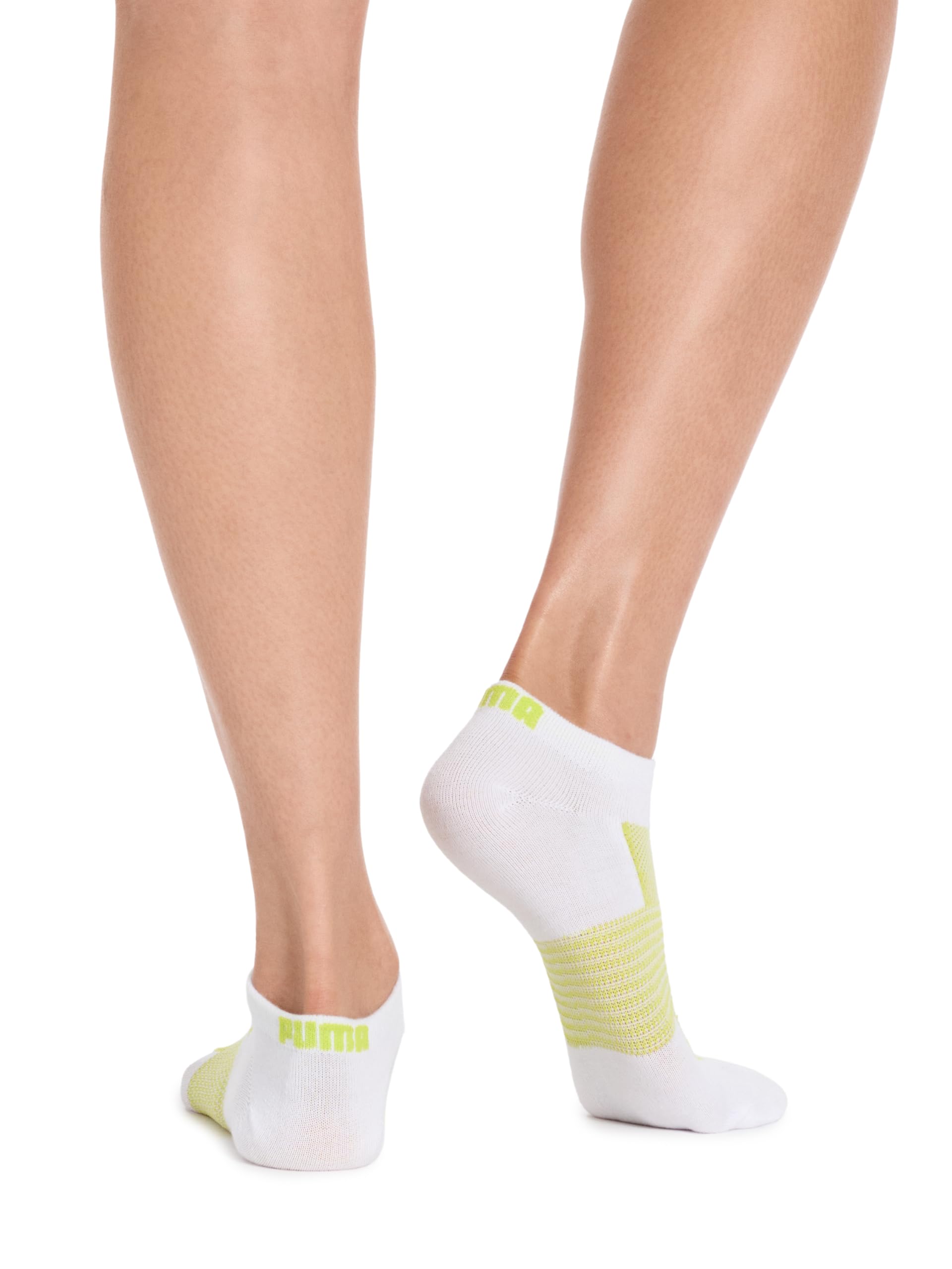 Puma Women's Non-Terry Runner Sock 6-Pack, White, 9-11 - Medaid International