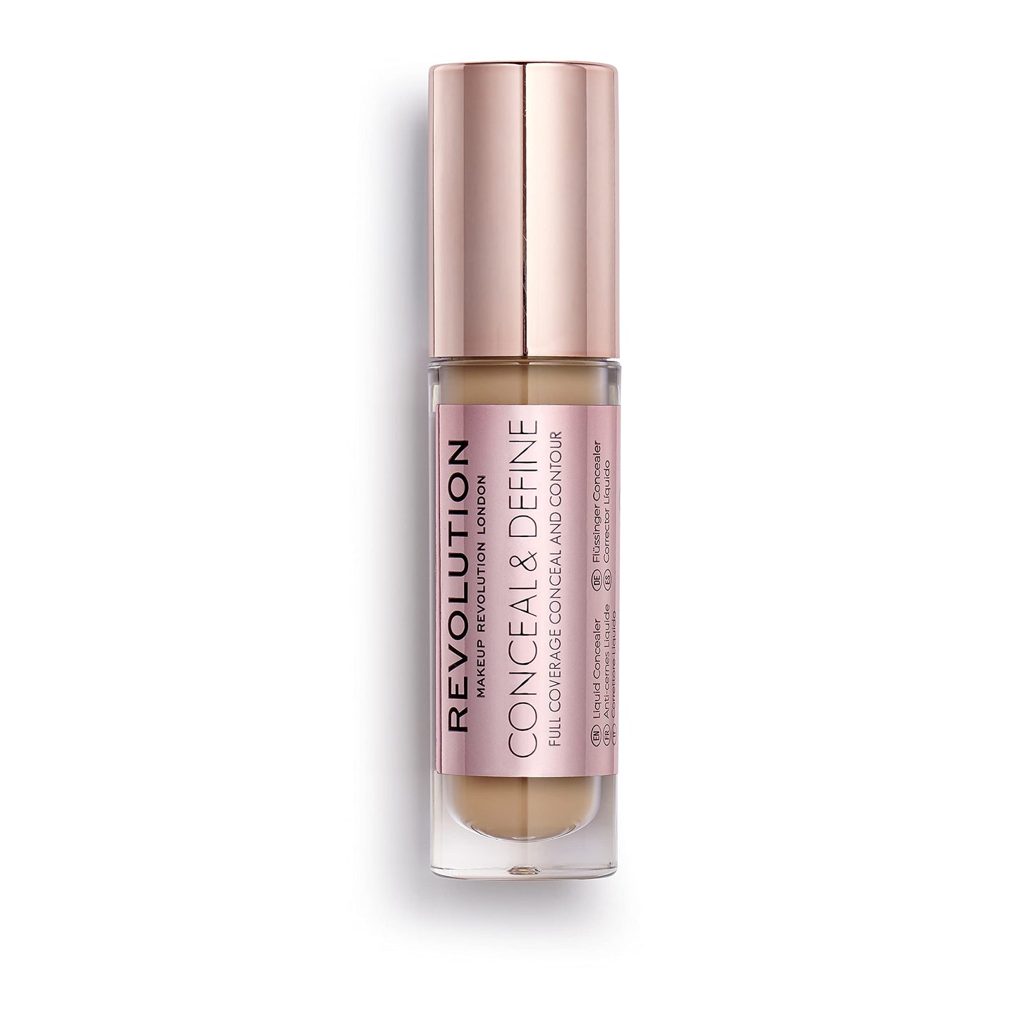 Revolution, Conceal & Define Concealer, Full Coverage & Lightweight, Long-Lasting Matte Finish, Vegan & Cruelty Free, C11 Medium or Tan Skin Tones, 0.14 oz - Medaid International