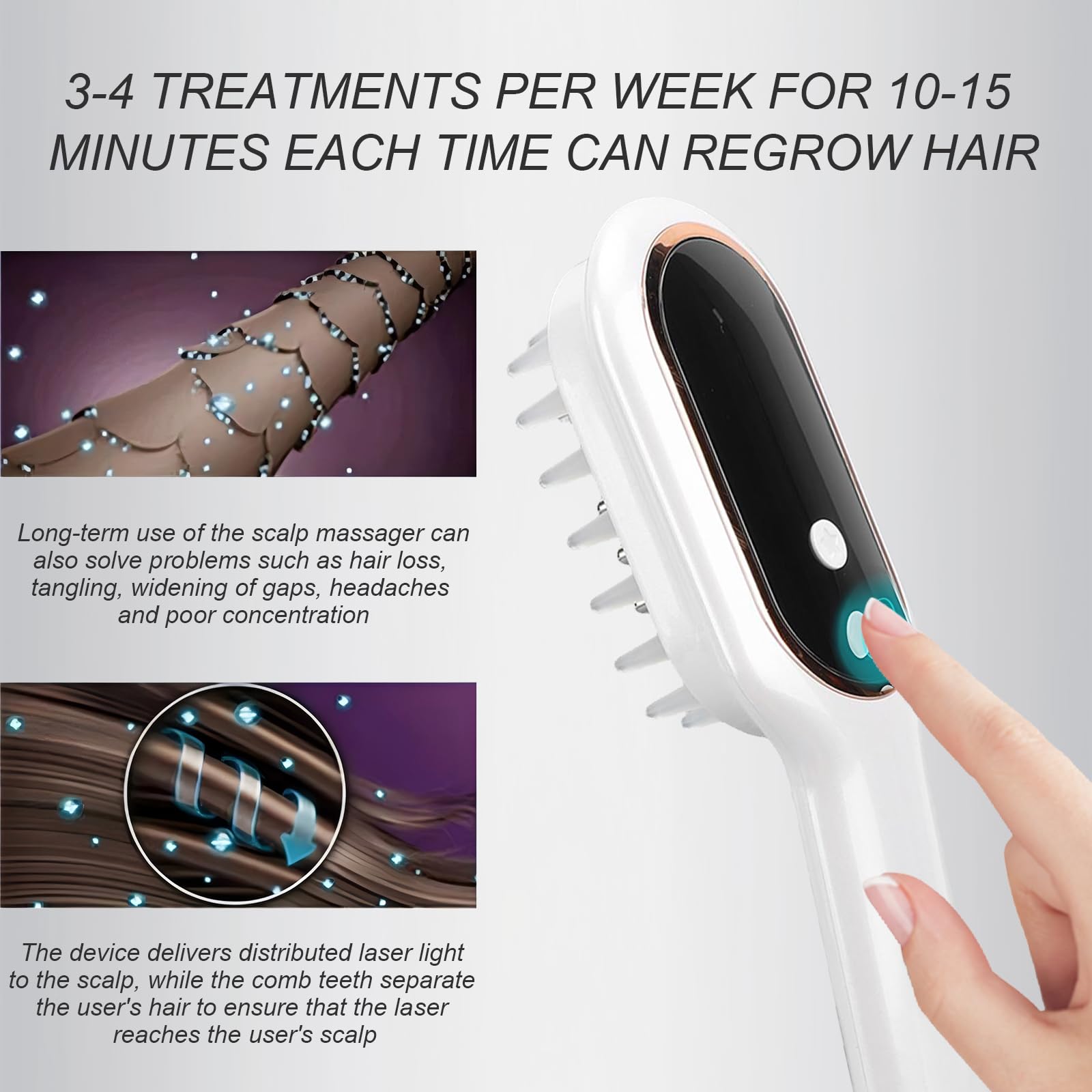 Laser Hair Growth Comb - Medaid International