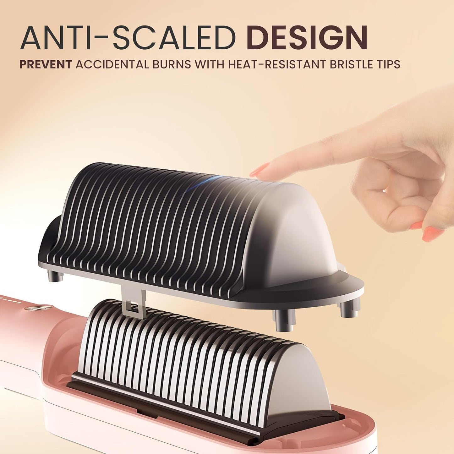 2-in-1 Hair Straightening Comb