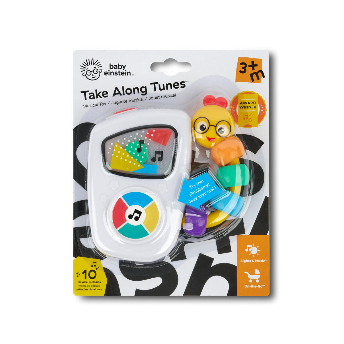 Baby Einstein Take Along Tunes Musical Toy, Ages 3 months Plus