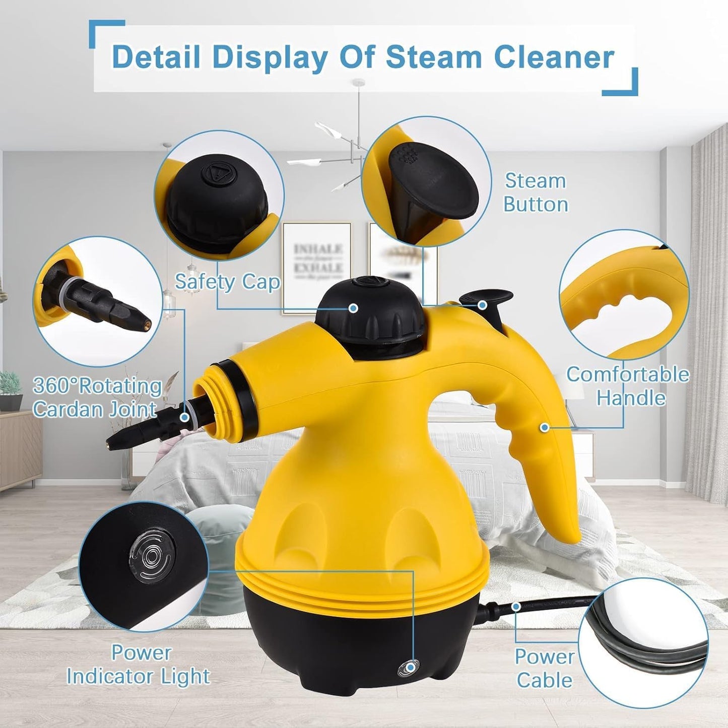 Steamer Cleaning Maching 1000W HA1269 - Medaid International
