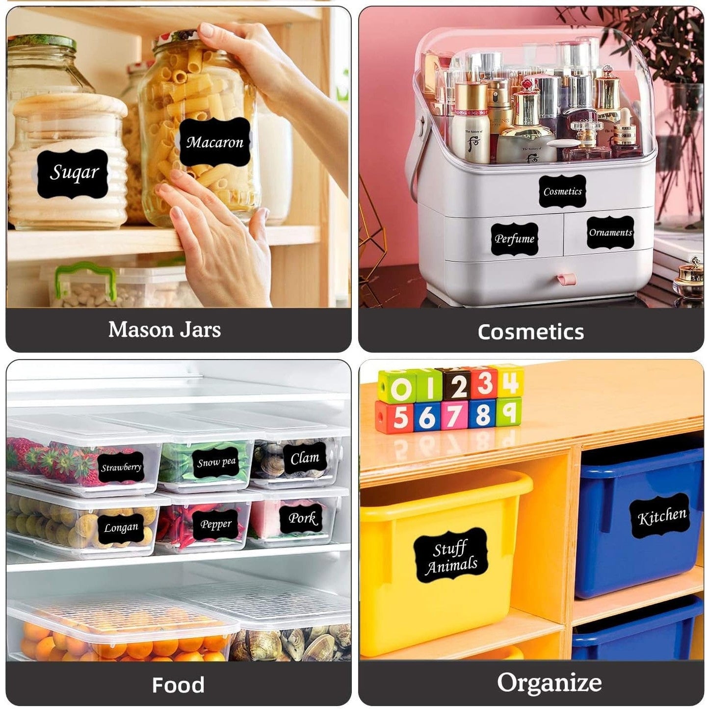 Reusable Label Stickers (Pack of 36)
