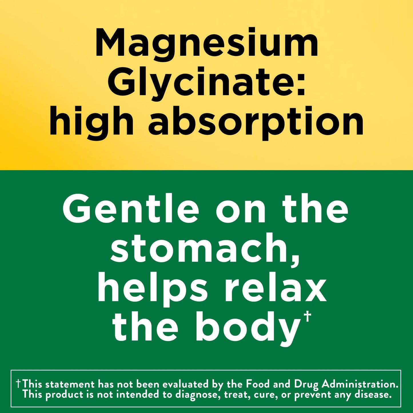 Nature Made Magnesium Glycinate 200 mg per Serving, Magnesium Supplement for Muscle, Heart, Nerve and Bone Support, 60 Magnesium Bisglycinate Capsules, 30 Day Supply - Medaid International
