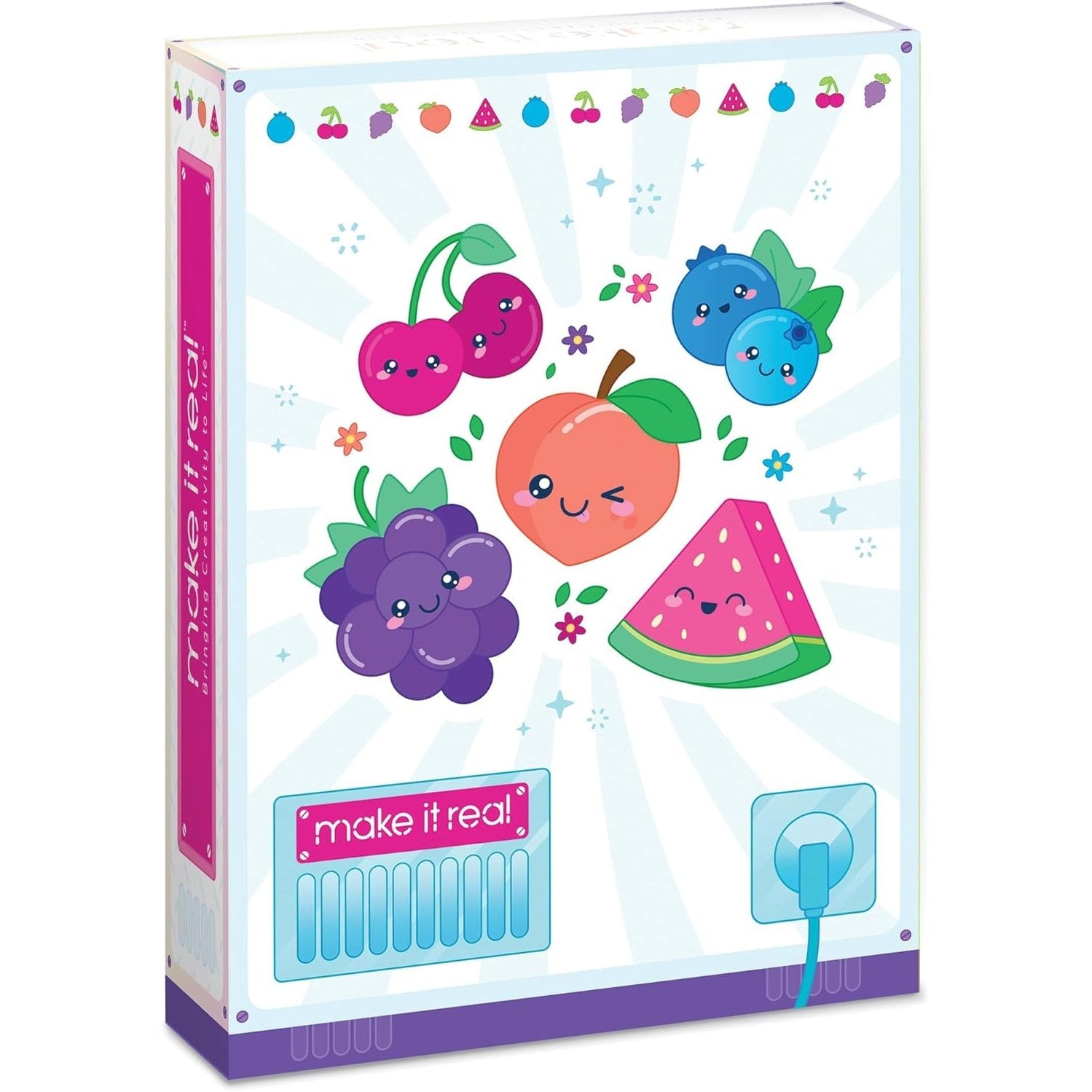 Lip Gloss Dispenser &  Nail Polish with Stickers Kit for Girls - Medaid International