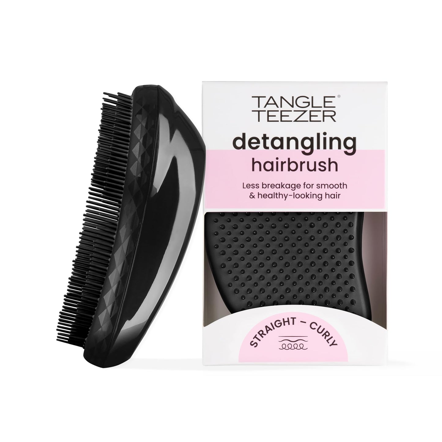 Tangle Teezer Original Detangler Brush, Dry & Wet Hairbrush for All Hair Types, Panther Black - Medaid International