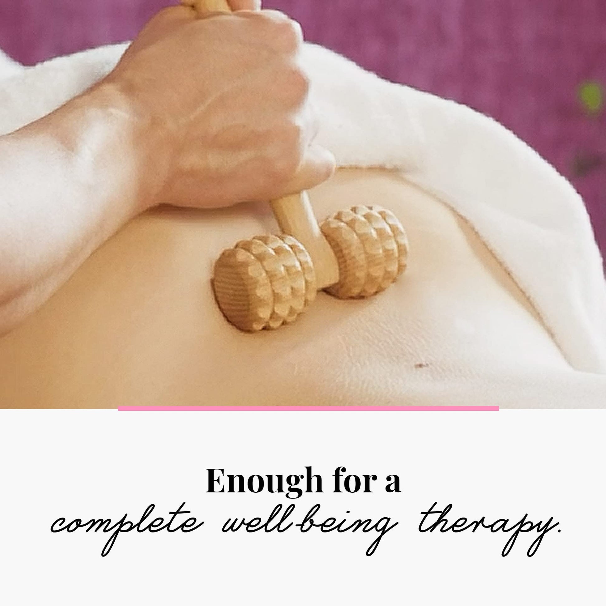 tuuli Accessories - T-Shape Massage Roller, Body and Face Roller, Multi-Functional Facial Massager, Helps Ease Muscle Tension and Supports Skin Health, Wooden Roller Massager Tool - Medaid International