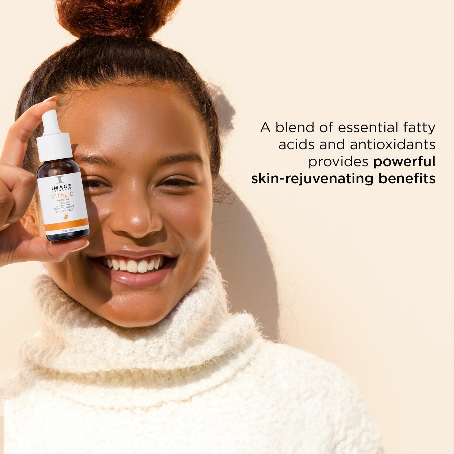 IMAGE Skincare, VITAL C Hydrating Facial Oil with Argan, Grape Seed and Sea Buckthorn Oils, 1 fl oz - Medaid International