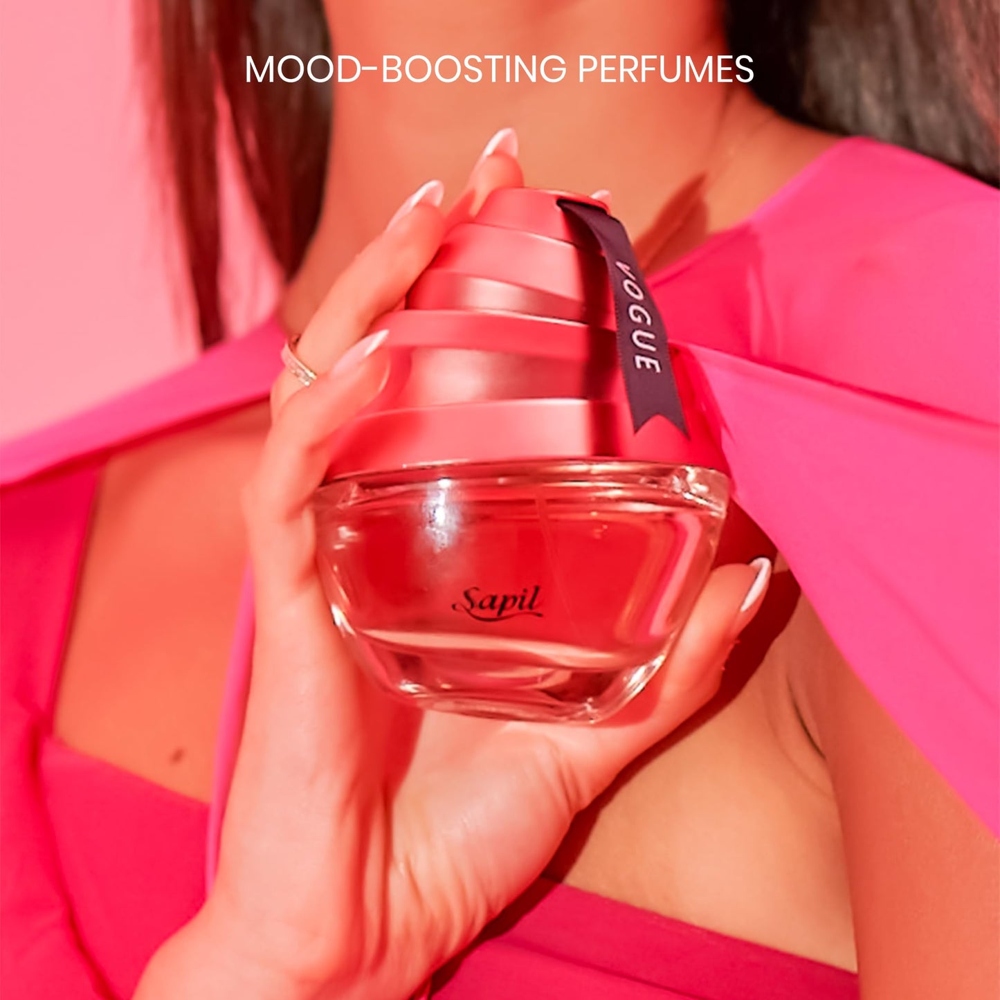 Sapil Vogue Eau de Parfum for Women – Long-Lasting Amber Floral Perfume with Almond, Coffee, Jasmine & Vanilla –3.4 Oz (100ml)–Dubai Fragrance for Women–Elegant & Uplifting Scent for Special Occasions - Medaid International