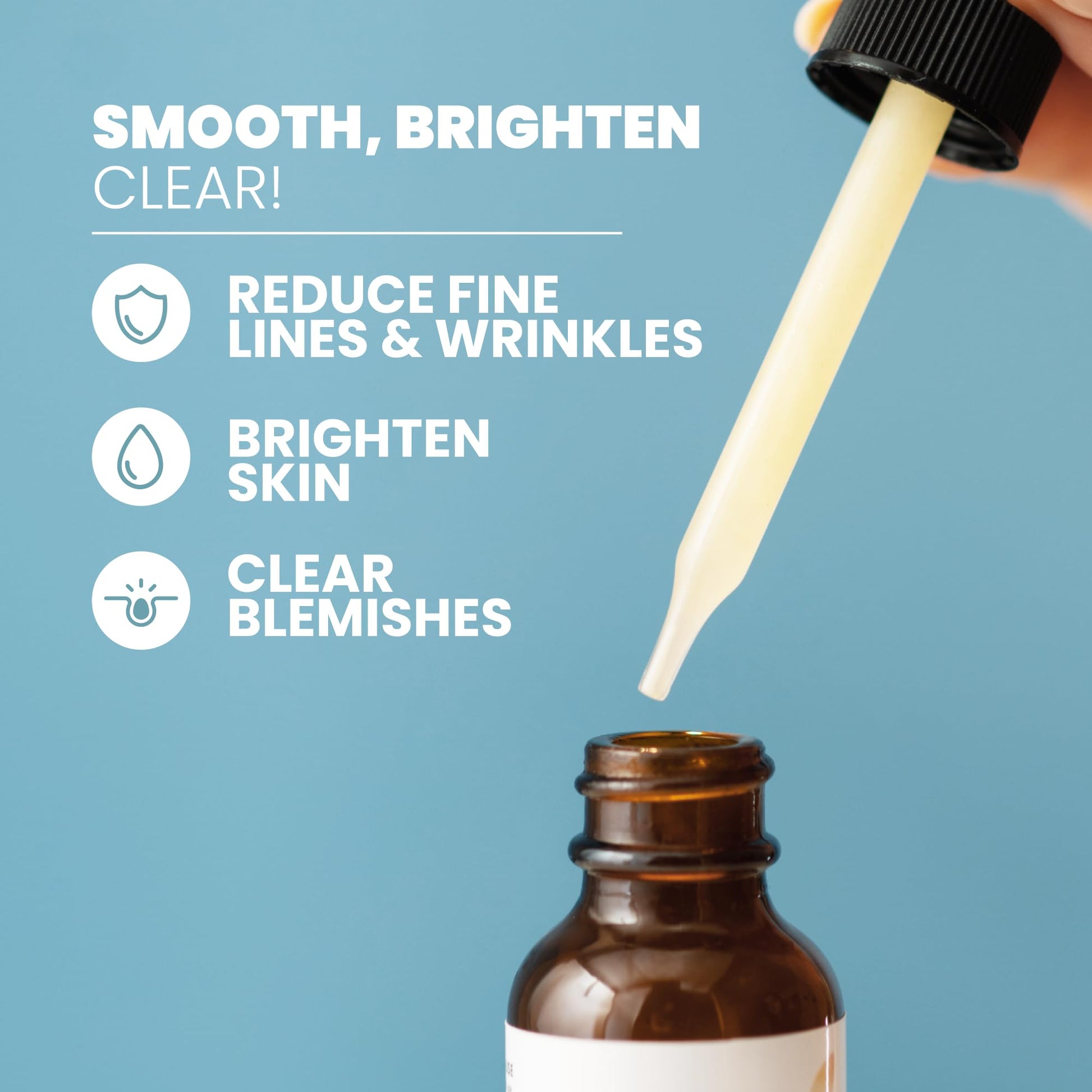 Vitamin C Serum for Face with Retinol & Salicylic Acid – Skin Clearing Acne Spot Treatment with Niacinamide, Hyaluronic Acid, MSM – Anti-Aging Facial Serum for Dark Spots and Blemishes - Medaid International
