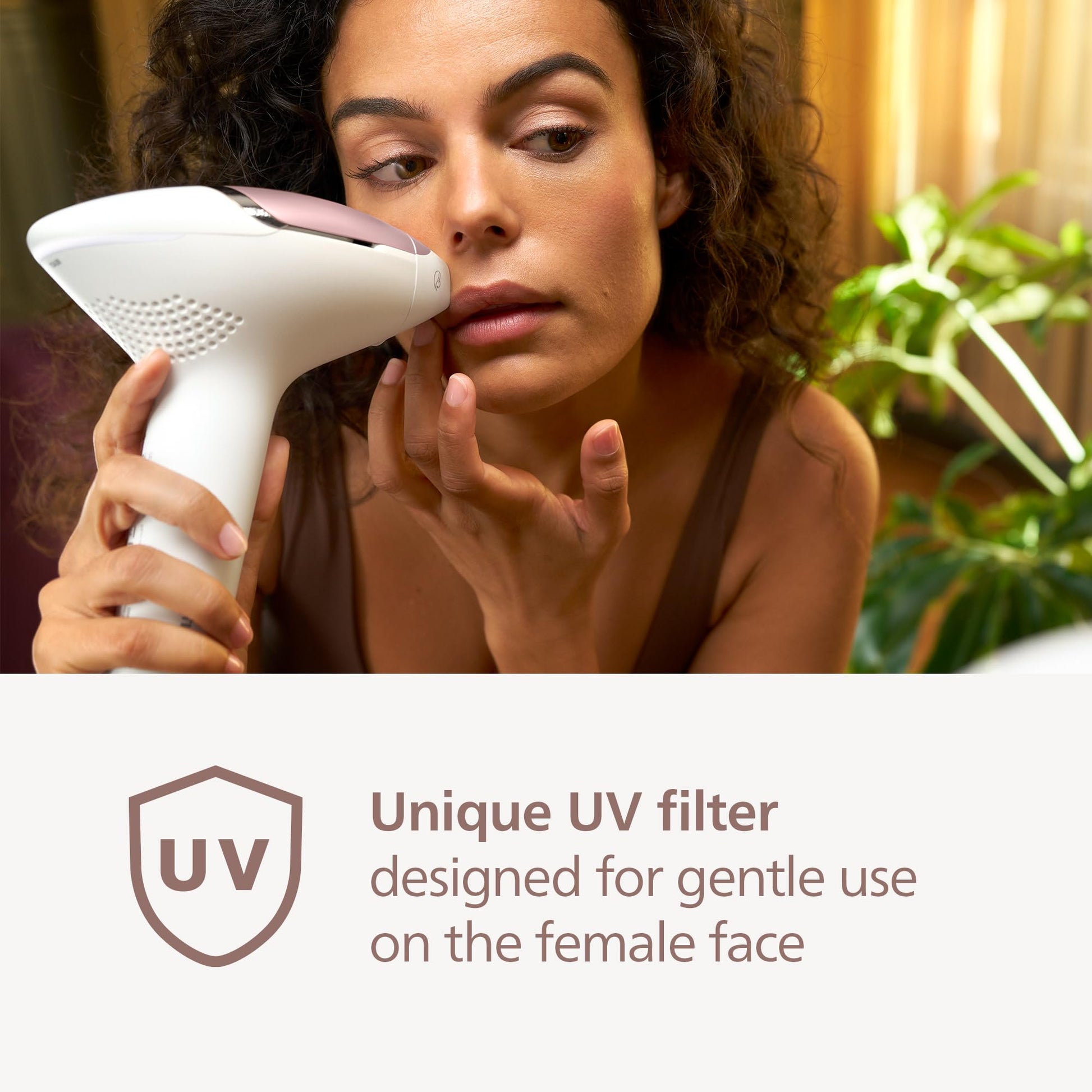 Philips Lumea 8000 Series IPL Hair Removal Device - Permanent Visible Hair Reduction Done at Home, SenseIQ Technology, 2 Attachments for Body & Face, for Women & Men, BRI932/03 - Medaid International