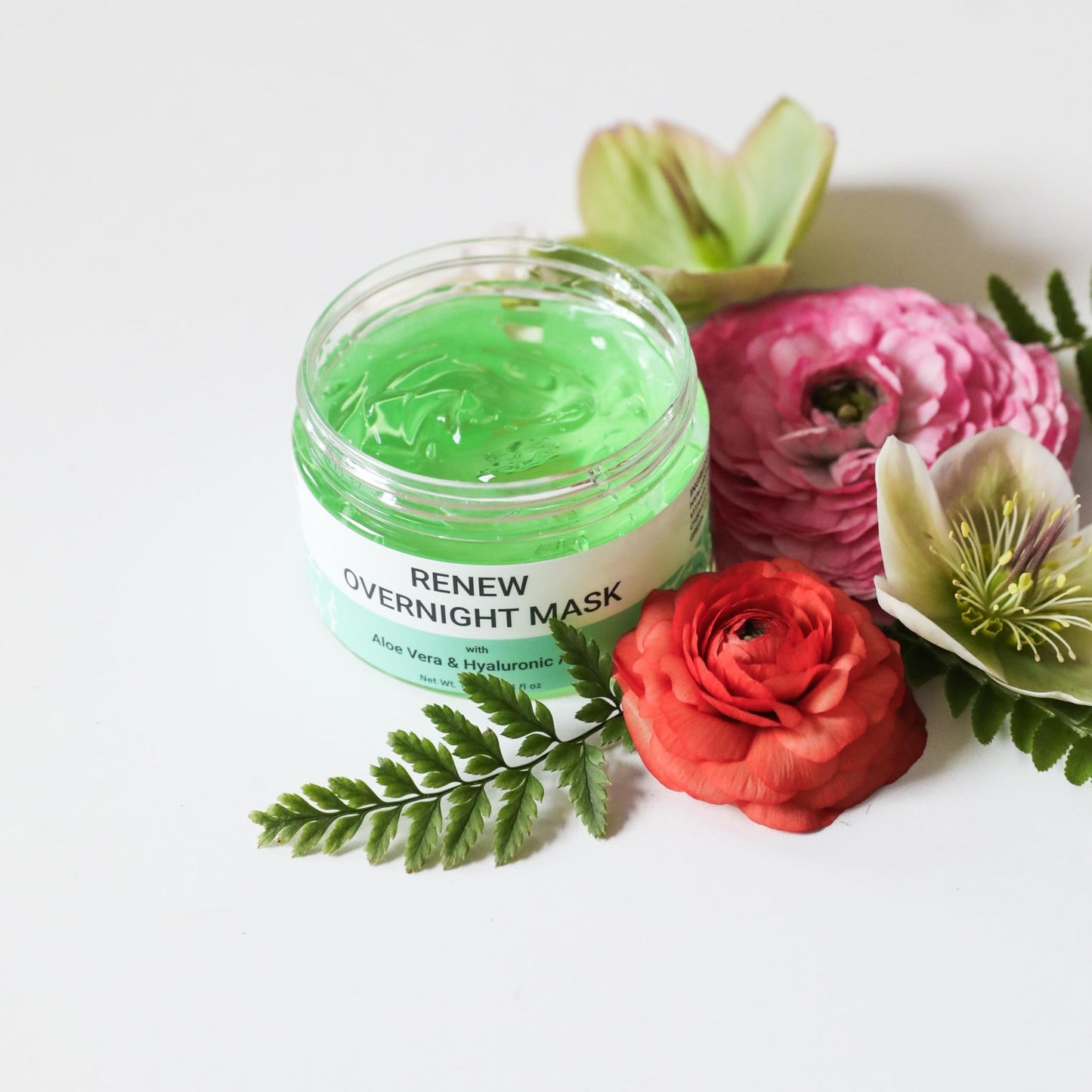 Doppeltree RENEW Overnight Face Mask with Aloe Vera Gel & Hyaluronic Acid, Anti Aging Hydrating Facial Mask for All Skin Types, Night Time Skin Care & Repair - Medaid International