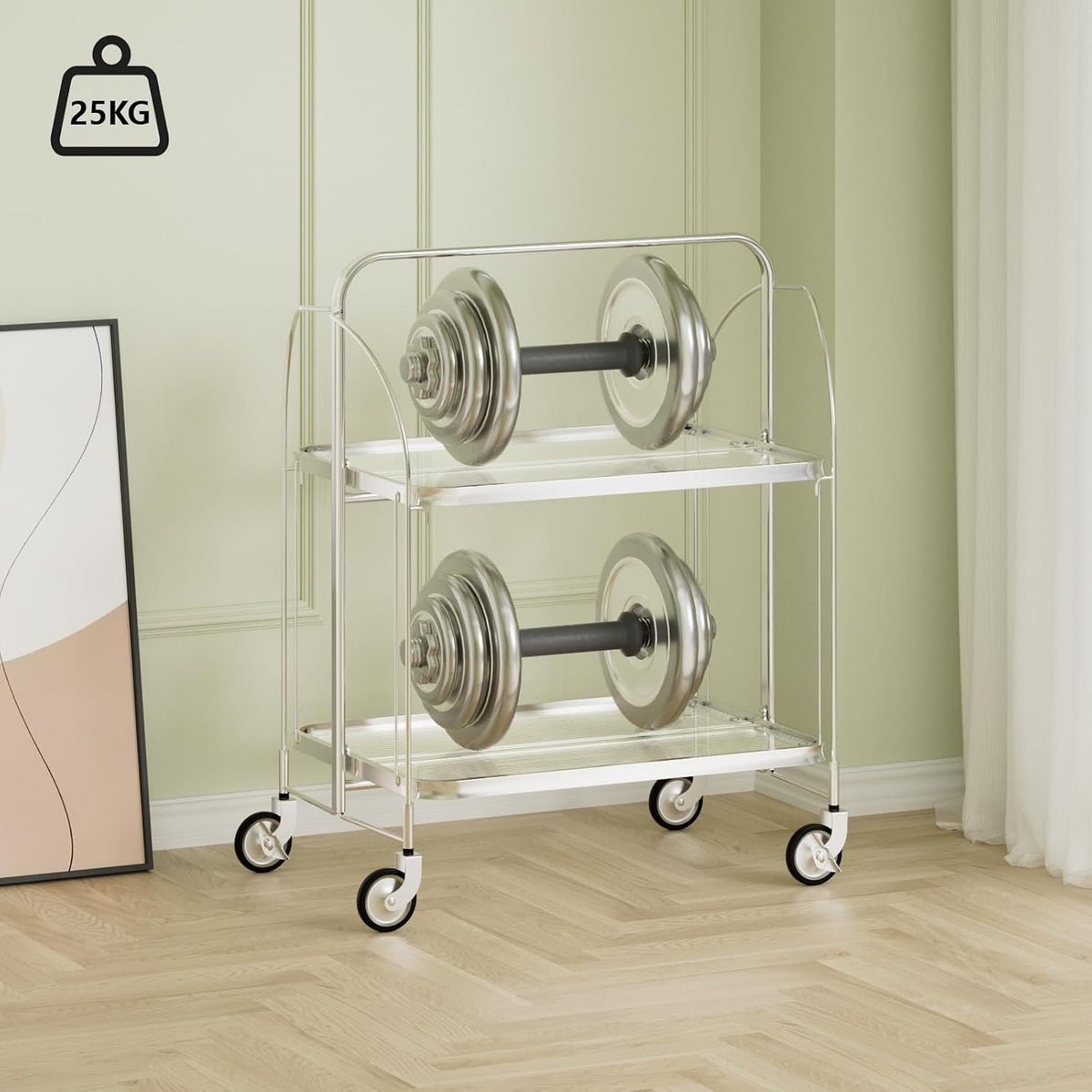 Folding Kitchen Trolley