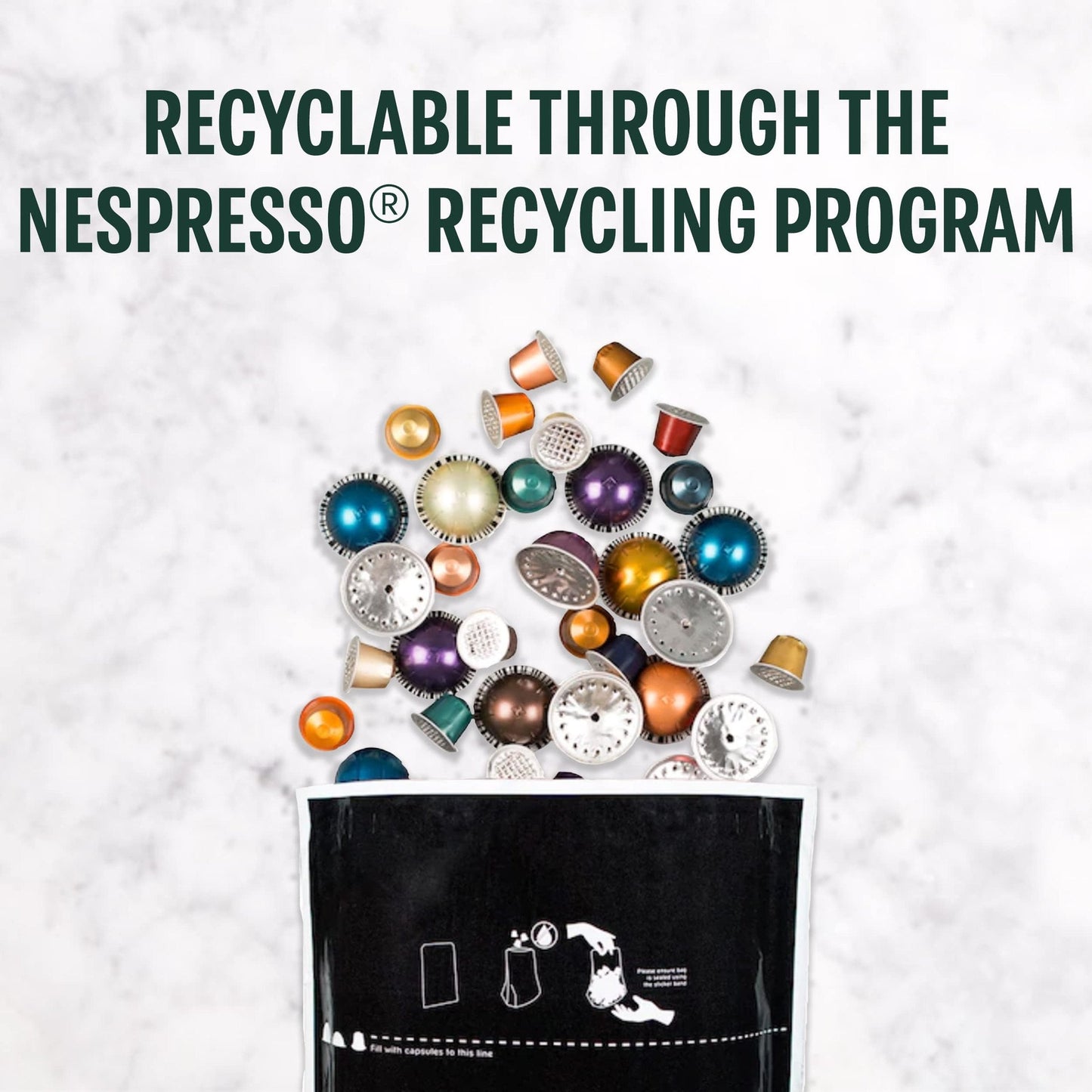 Starbucks by Nespresso Vertuo, French Roast, Dark Roast Coffee, 32-count Coffee Pods, Brews 7.8 oz.