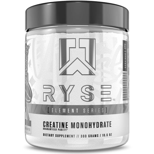 RYSE Creatine Monohydrate Powder - Unflavored - Supports Men & Women Lean Muscle Growth, Strength, Power, and Endurance - Helps Reduce Fatigue and Improve Workout Recovery - 60 Servings - Medaid International