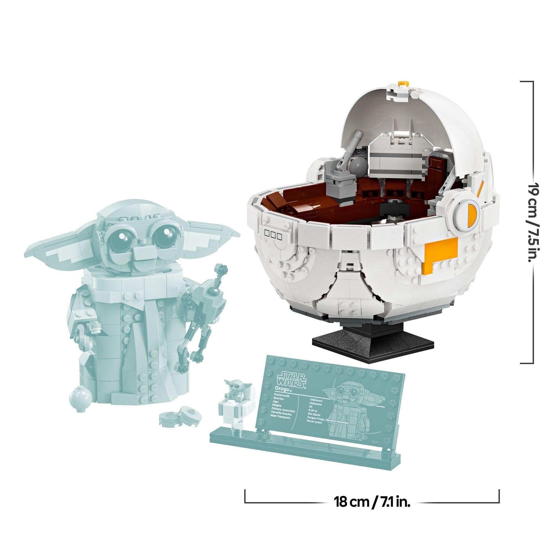 LEGO 75403 Star Wars Glow Goo on Hoverplum Toy Toy Birthday Present Block Boys Girls Children 10 Years Old 11 Years 12 Years Old Elementary School Universe - Medaid International