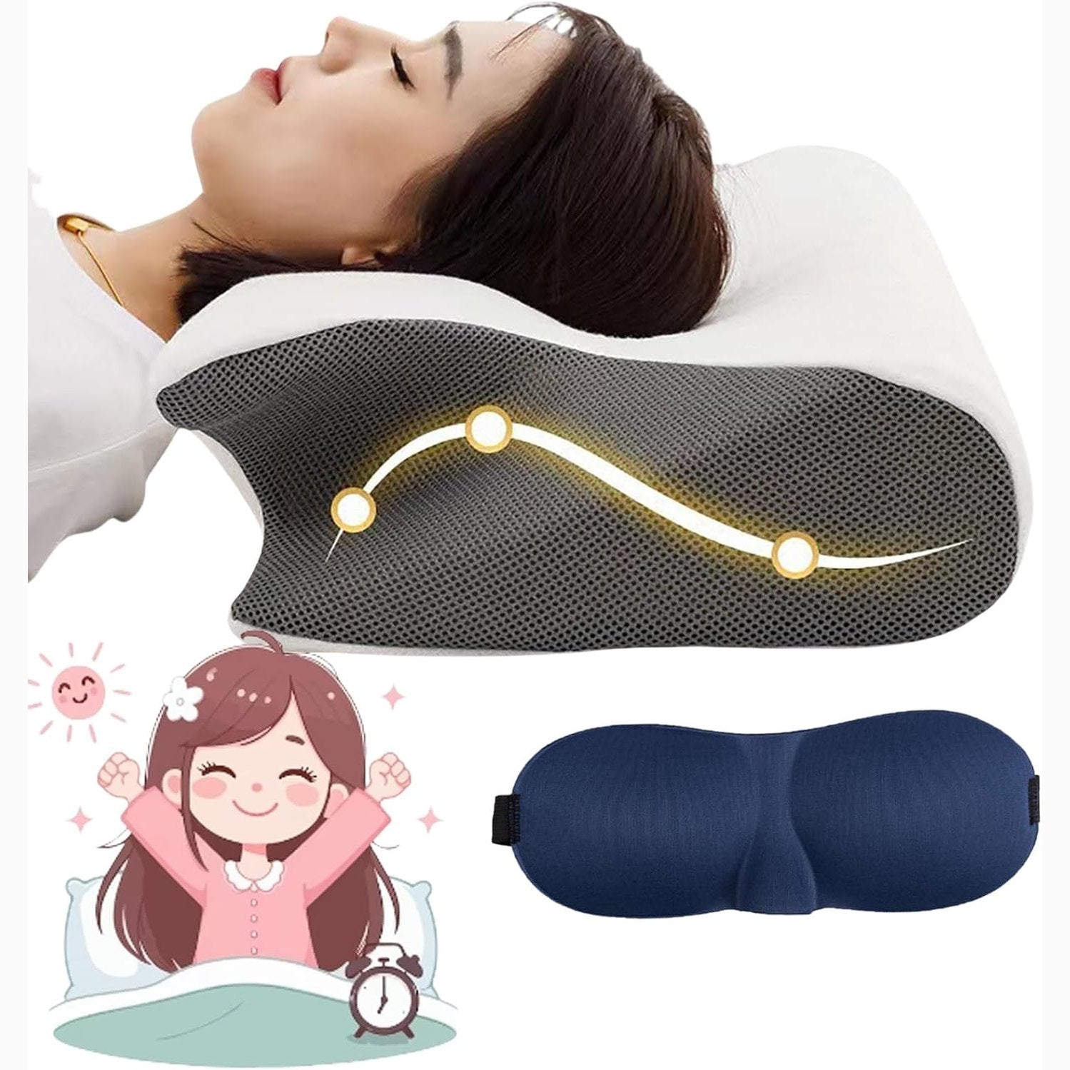 Orthopedic Neck Memory Home Sleep Pillow