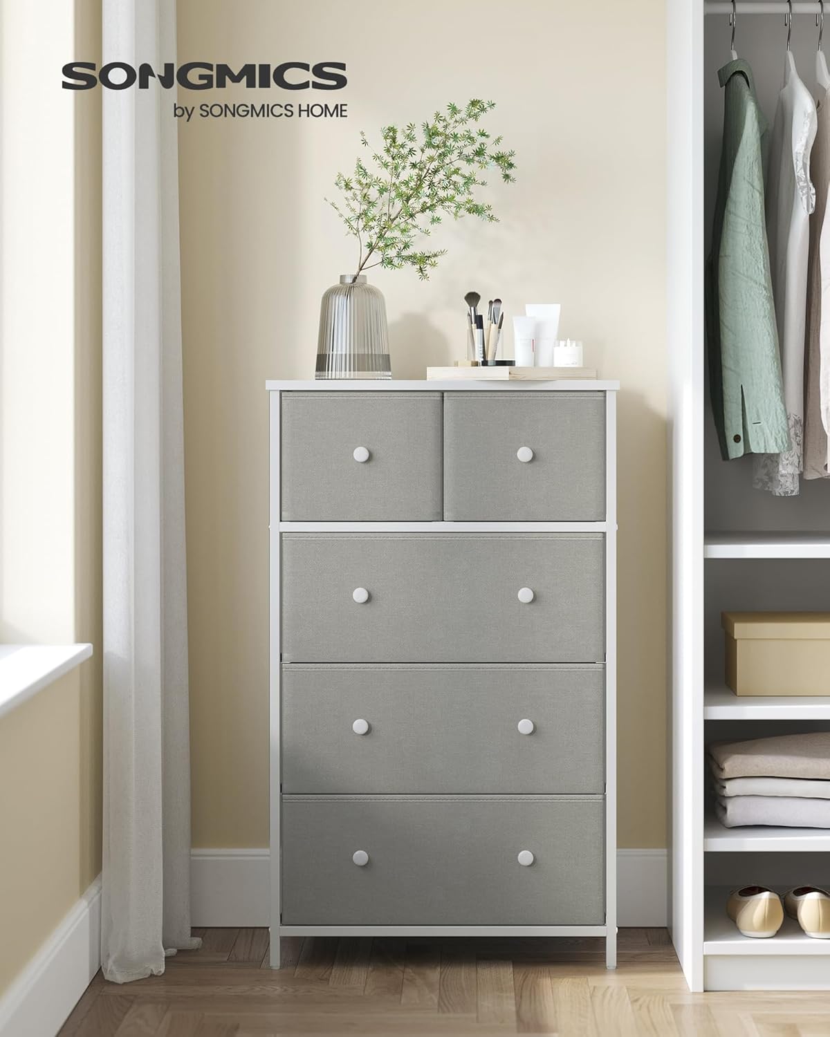 SONGMICS Chest of Drawers LTS514L10