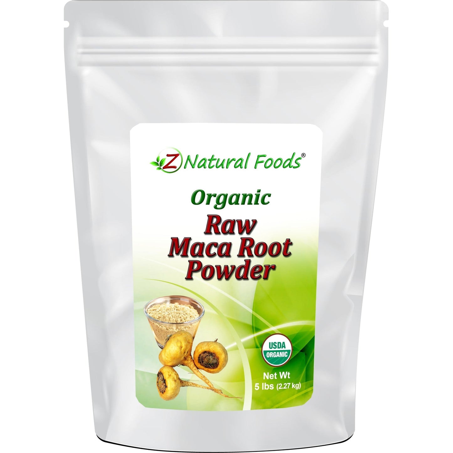 Organic Maca Root Powder - Bulk 5 lb Size - Adaptogen Superfood Supplement - Red, Yellow & Black Blend Grown In Peru - Mix In Drinks, Juice, Smoothies, & Recipes - Raw, Vegan, Non GMO, Gluten Free - Medaid International