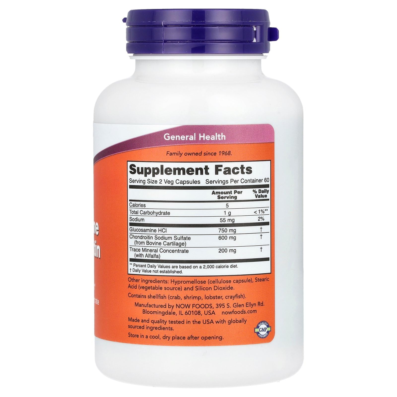 Now Foods Glucos & Chond/Trace Mins 120 Caps - Medaid International
