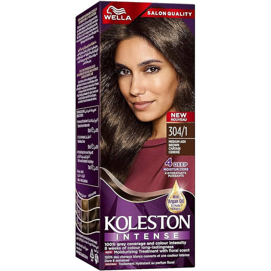 KOLESTON INTENSE MEDIUM ASH BROWN 304/1 - Medaid