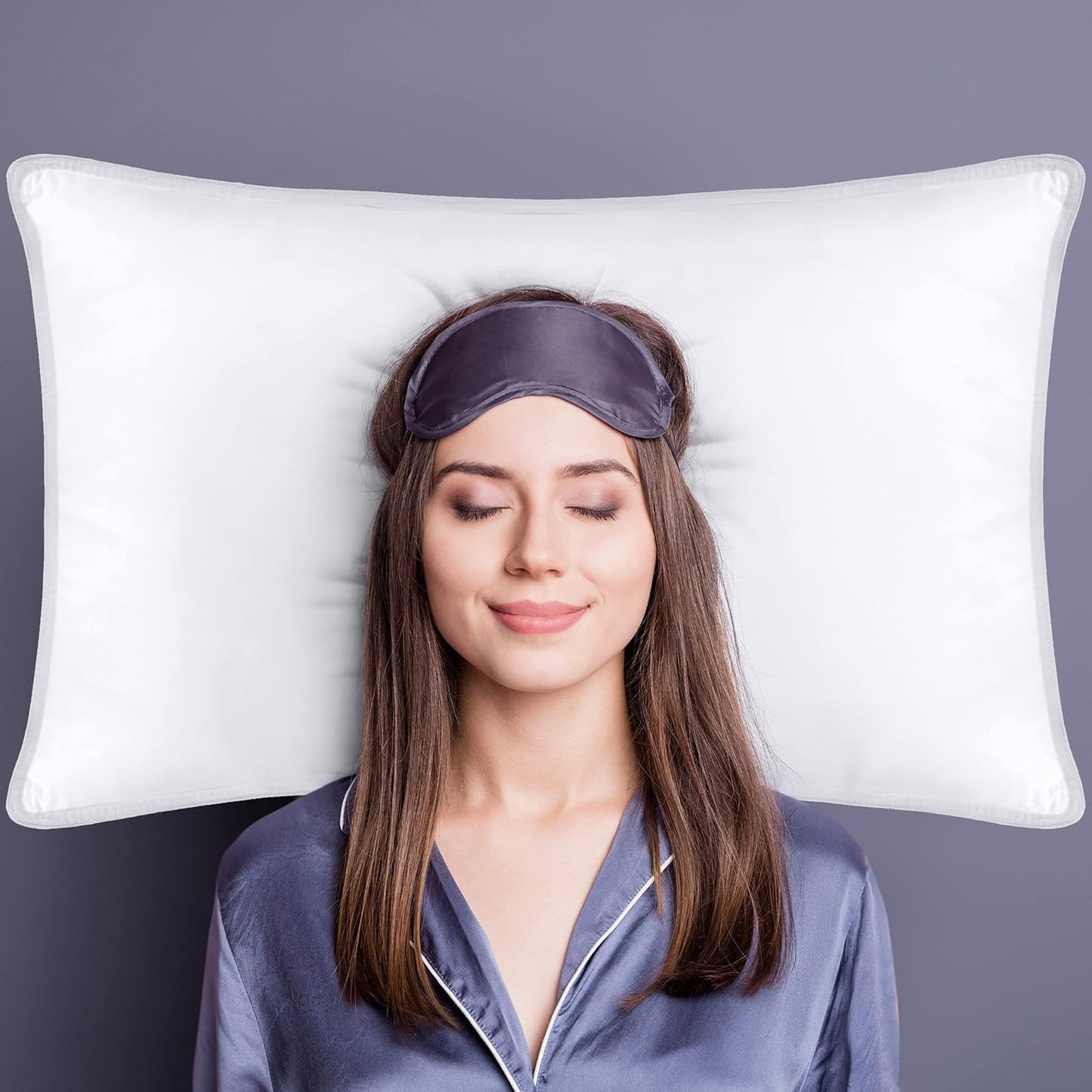 Utopia Bedding Bed Pillows for Sleeping (White), Queen Size Set of 4, Hotel Pillow, Cooling Pillows for Side, Back or Stomach Sleepers - Medaid International