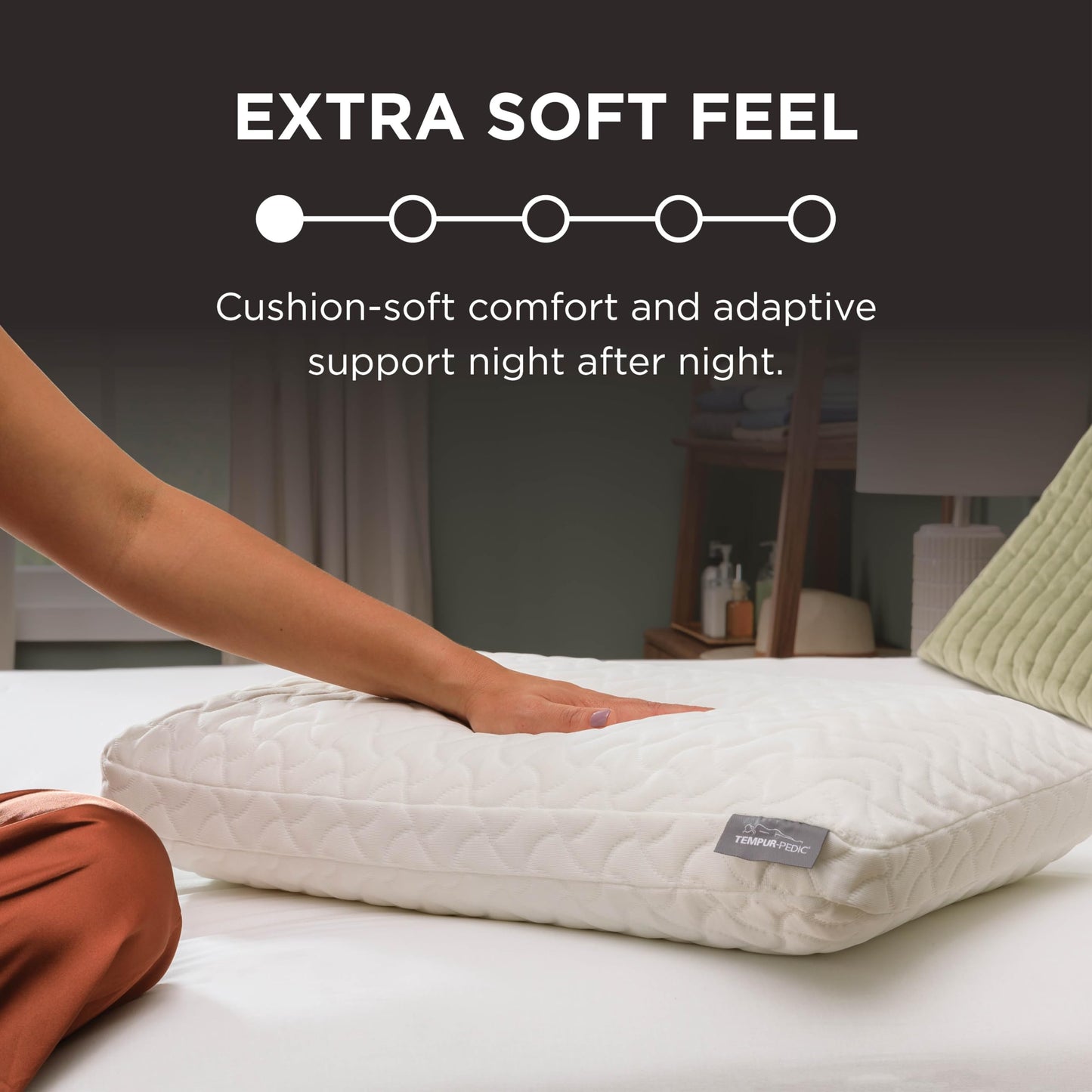Tempur-Pedic TEMPUR-Cloud Pillow for Sleeping, Standard, White - Medaid International