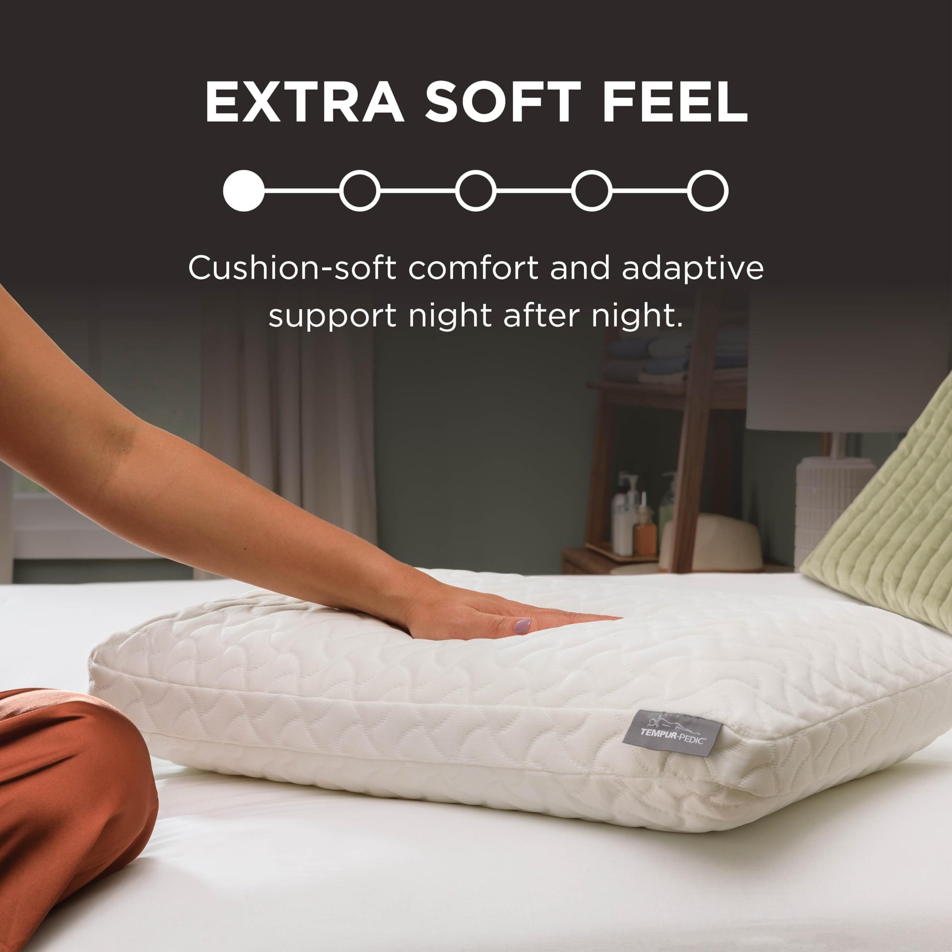Tempur-Pedic TEMPUR-Cloud Pillow for Sleeping, Standard, White - Medaid International