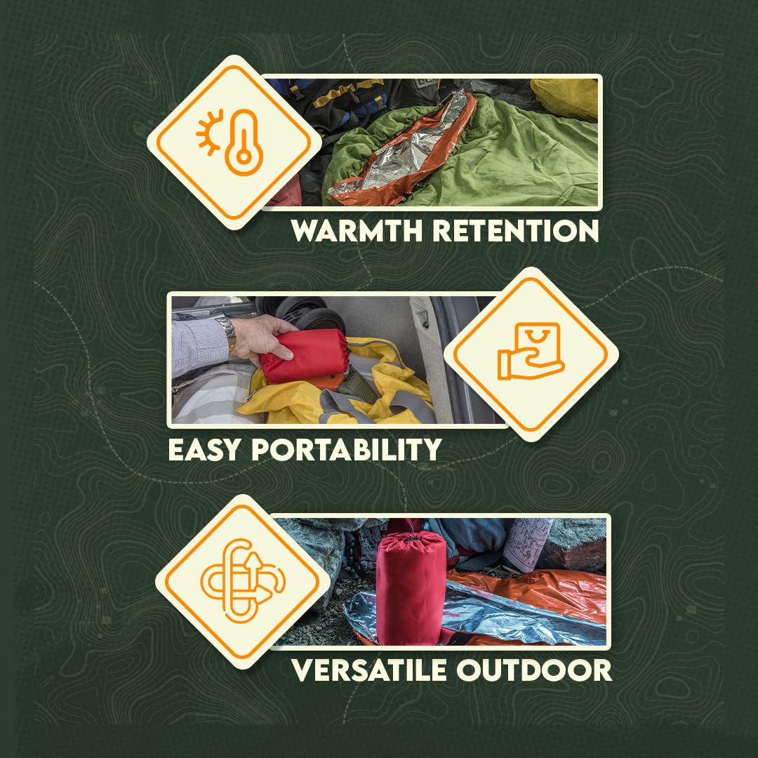SE Survivor Series Emergency Sleeping Bag - EB122OR