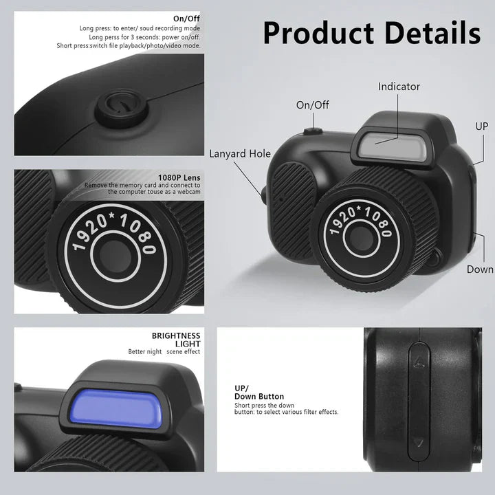 Mini Keychain Camera