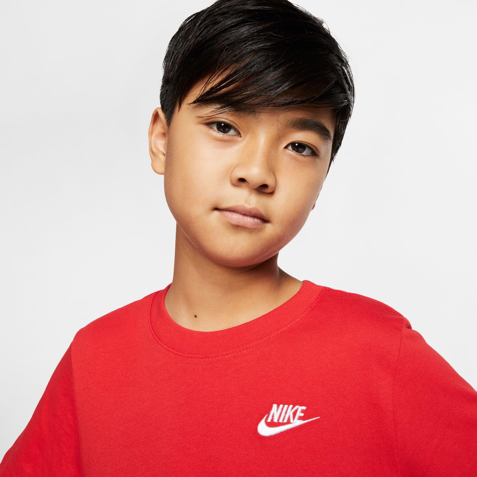 Nike NSW Embroidered Futura Tee (Little Kids/Big Kids) Black/White - Medaid International