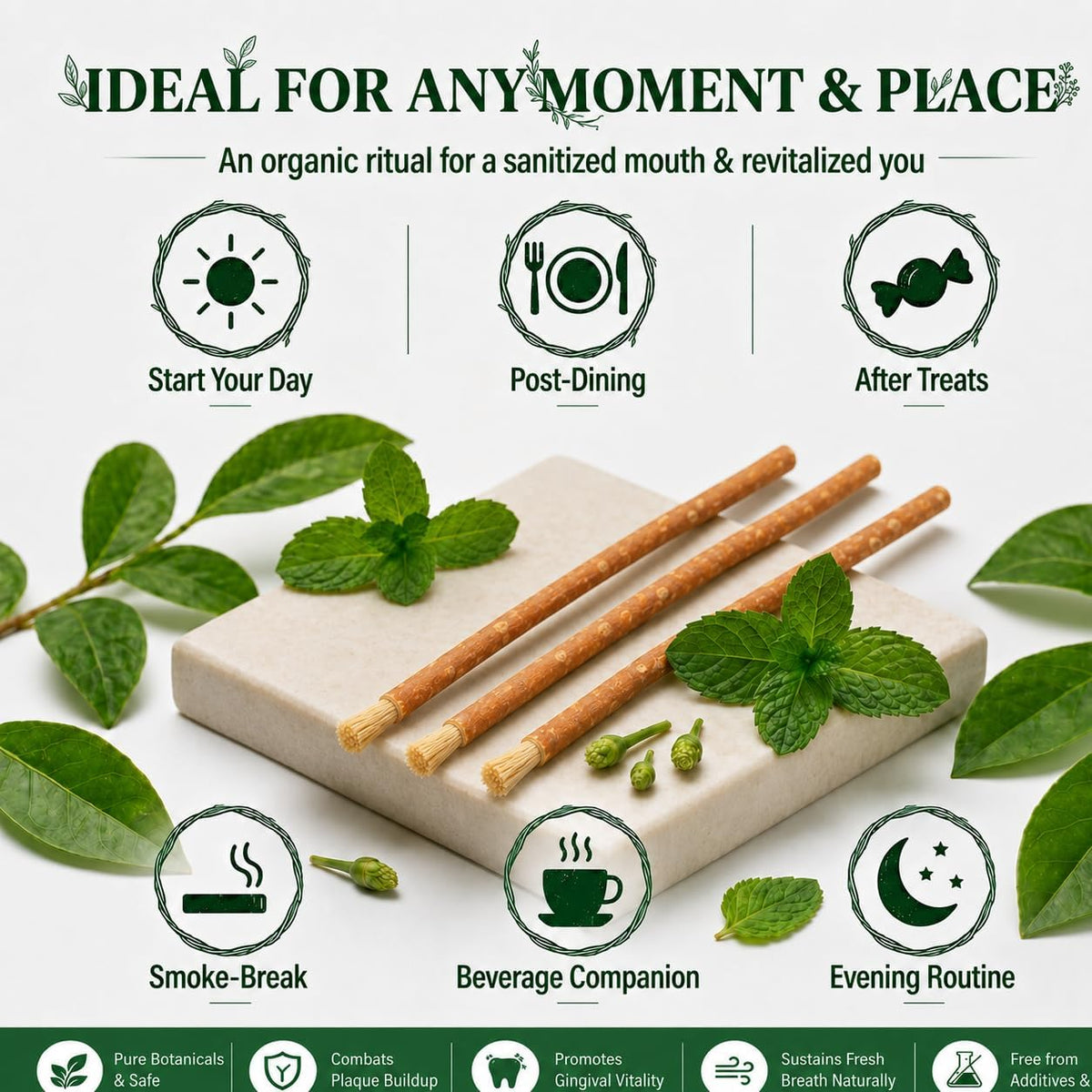 Pack of 5 Authentic Miswak Sticks