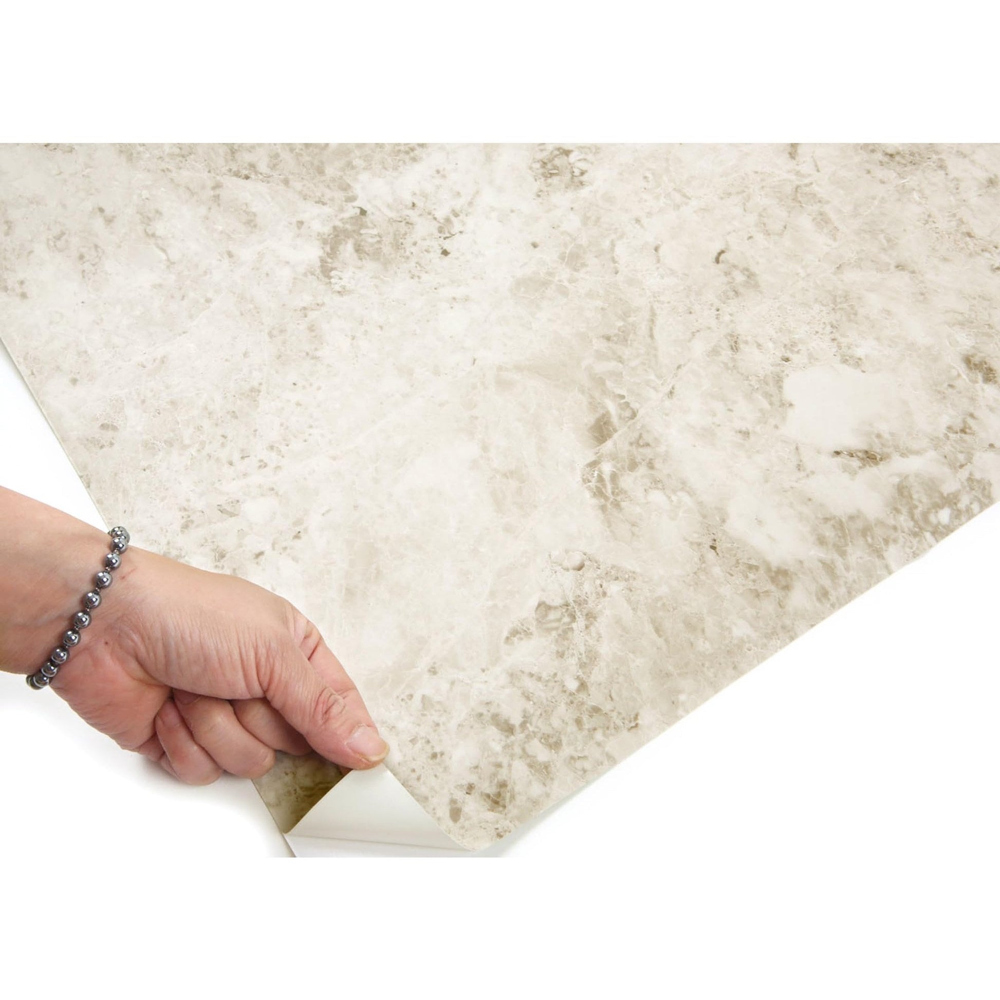 ROSEROSA Peel and Stick PVC Faux Marble Self-Adhesive Wallpaper Covering Counter Top Shelf Liner PMS4138 - Medaid International