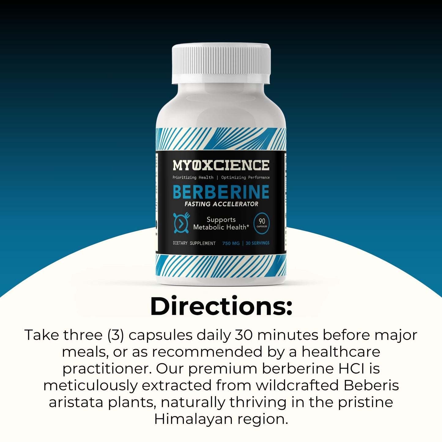 MYOXCIENCE Berberine Fasting Accelerator | Himaberb Berberine HCL with ALA (Alpha Lipoic Acid) and Biotin (90 Capsules) - Medaid International