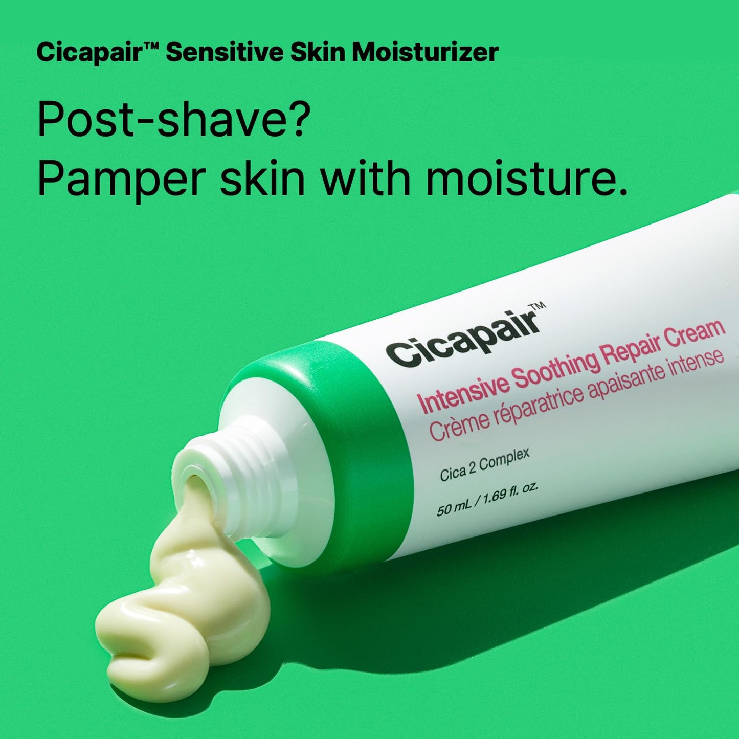 Dr.Jart+ Cicapair Sensitive Skin Korean Face Moisturizer for Redness and Barrier Repair with Centella Asiatica | Korean Skin Care | Travel Size, 0.51 Fl Oz - Medaid International