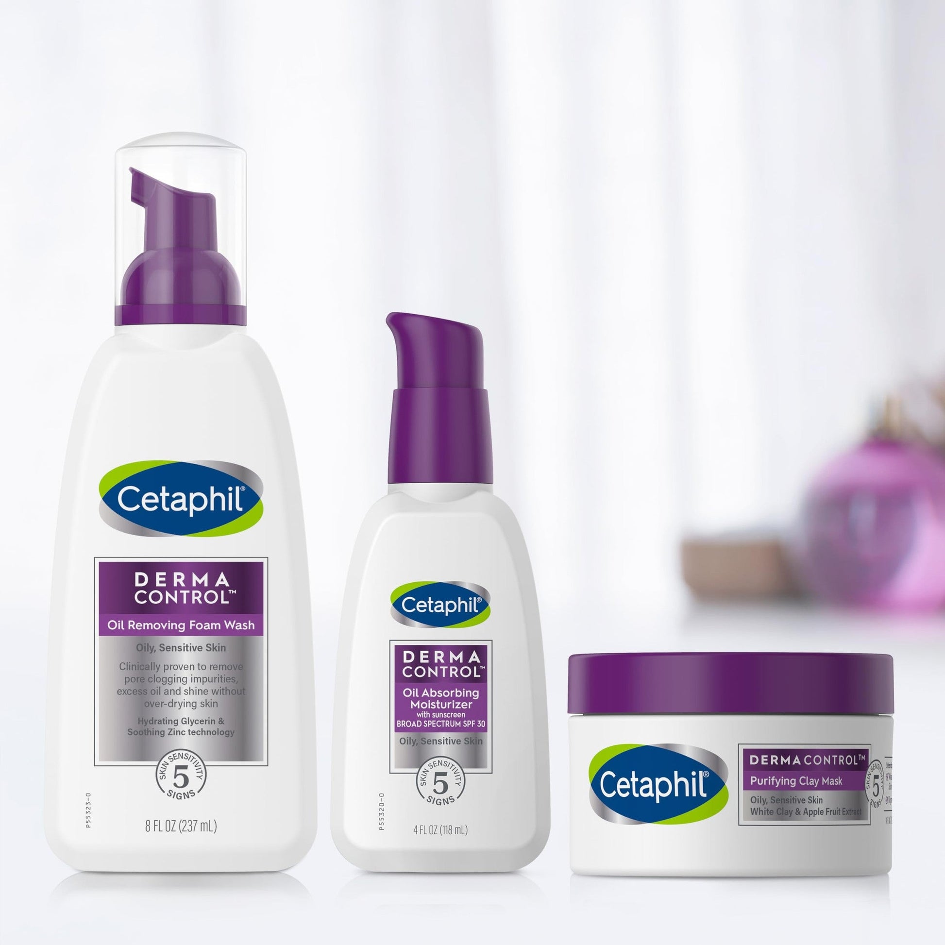 Cetaphil Clay Mask, DermaControl Purifying Clay Face Mask with Bentonite Clay for Blackheads and Pores, Designed for Oily, Sensitive Skin, 3 Oz - Medaid International