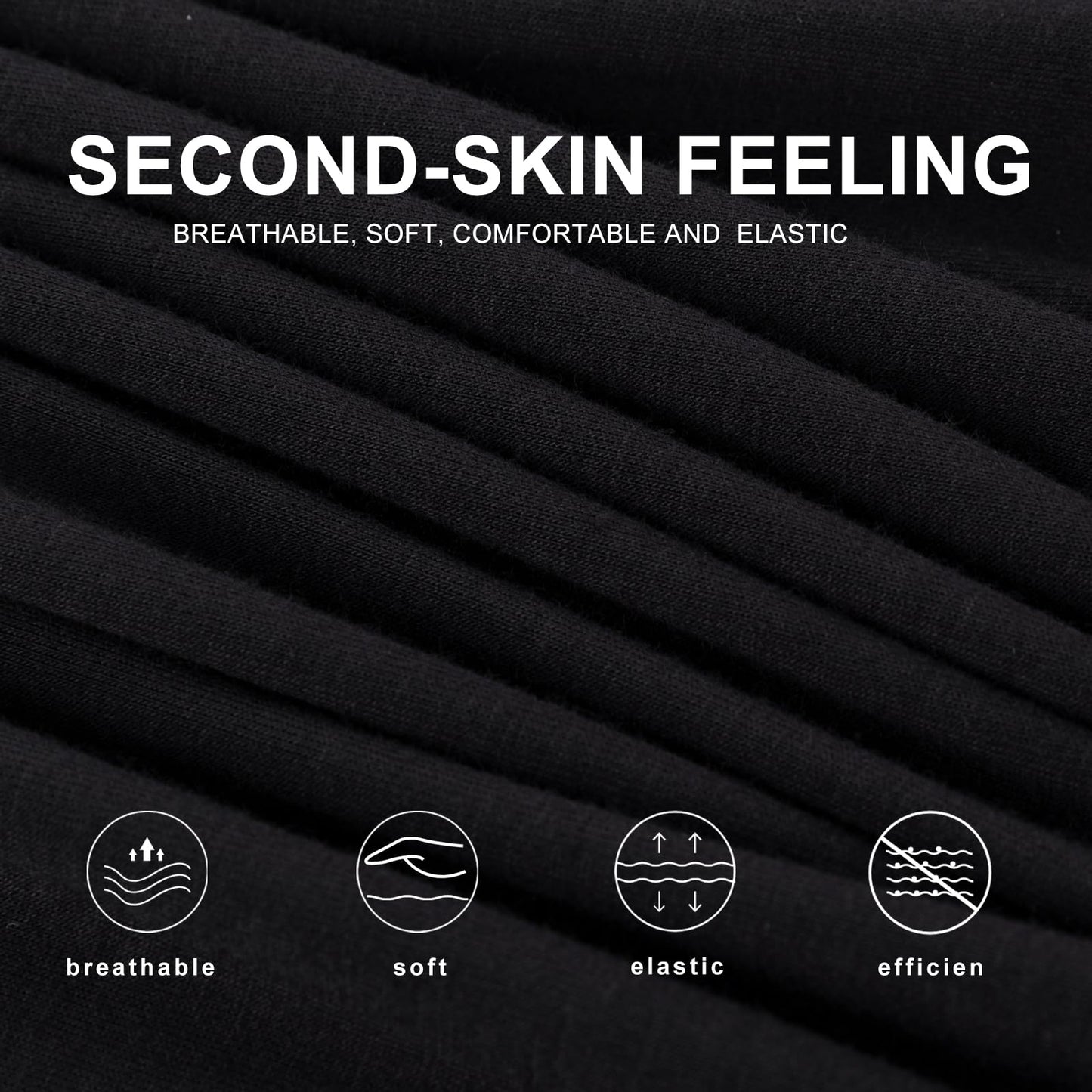 BAMBOO COOL Mens Boxer Shorts Underwear Soft Comfortable Breathable Knit Boxers Short for Men (5 Pack), XX-Large - Medaid International