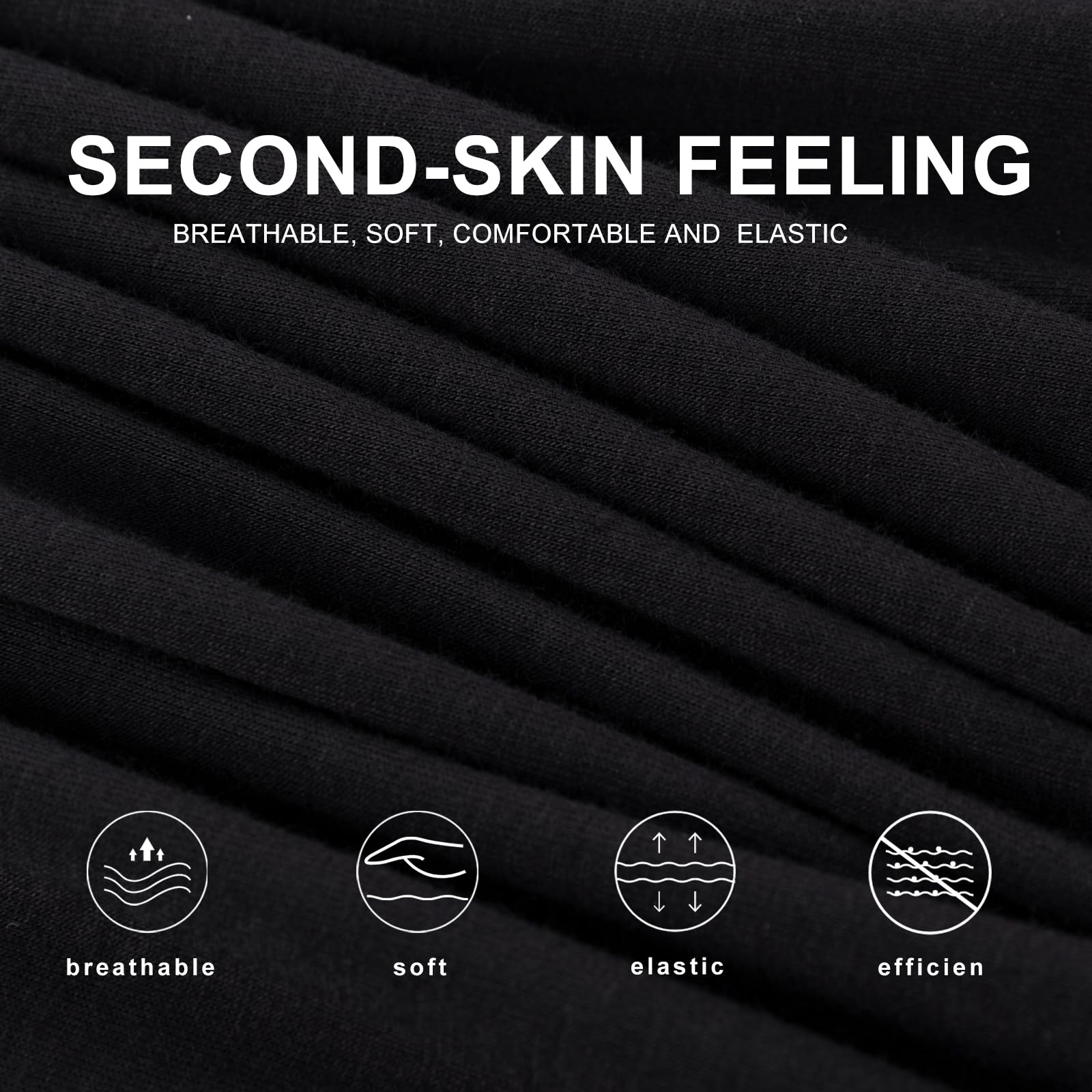 BAMBOO COOL Mens Boxer Shorts Underwear Soft Comfortable Breathable Knit Boxers Short for Men (5 Pack), XX-Large - Medaid International