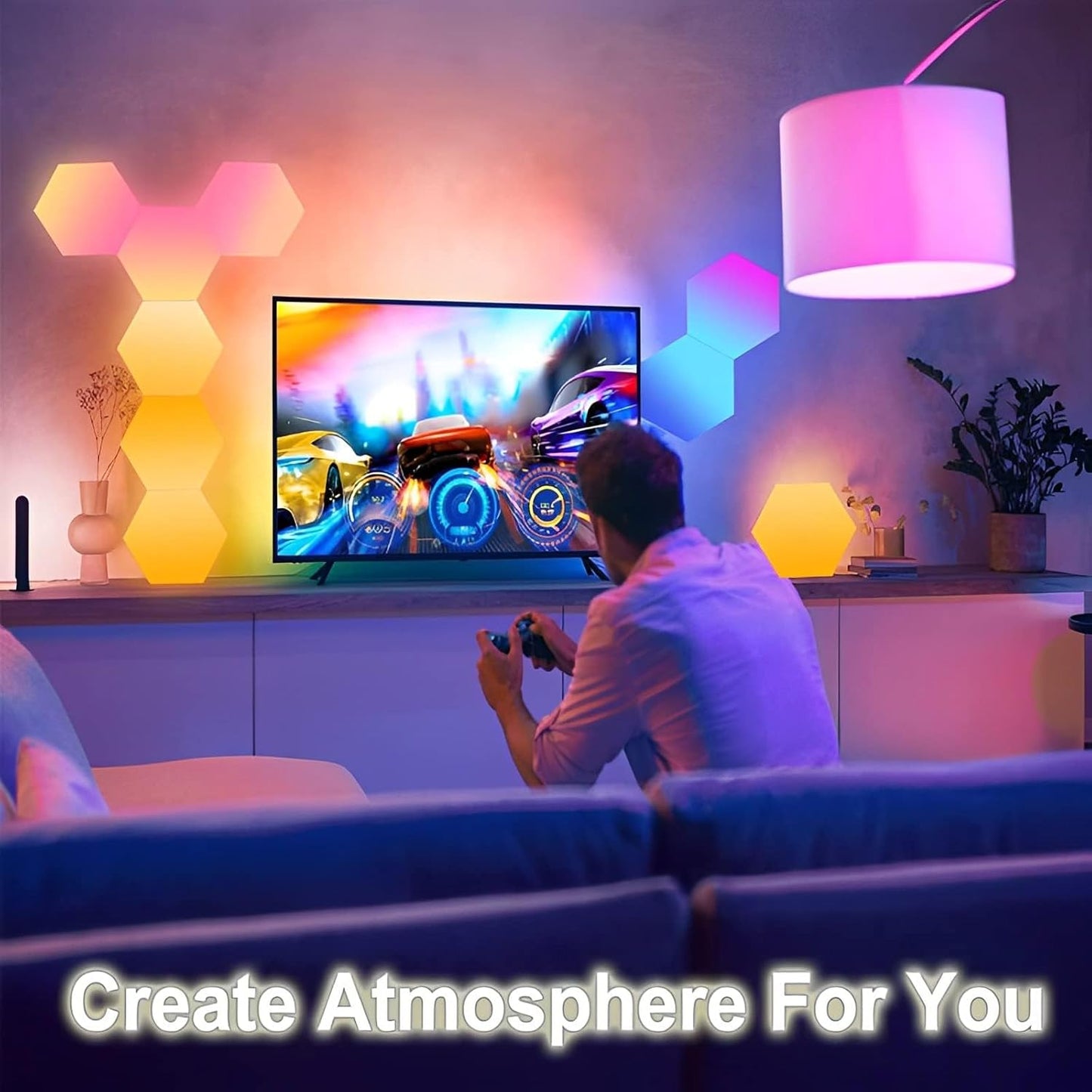 Smart Hexagon LED lights (6 PCS)