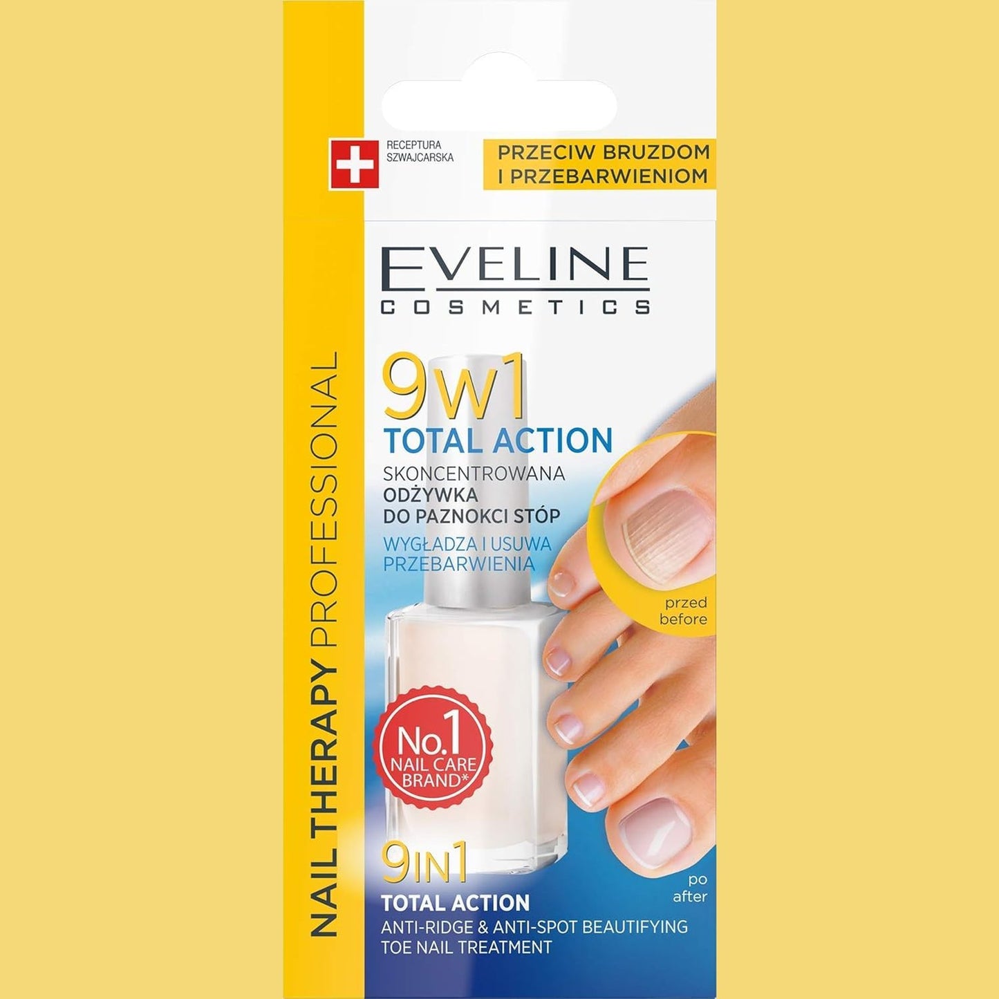 Eveline Nail Therapy Total Action 8 in 1 Intensive Nail Conditioner 12 ml Imported