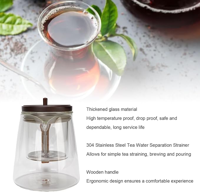 Glass Teapot with Infuser – Heat Resistant Tea Pot 750ML