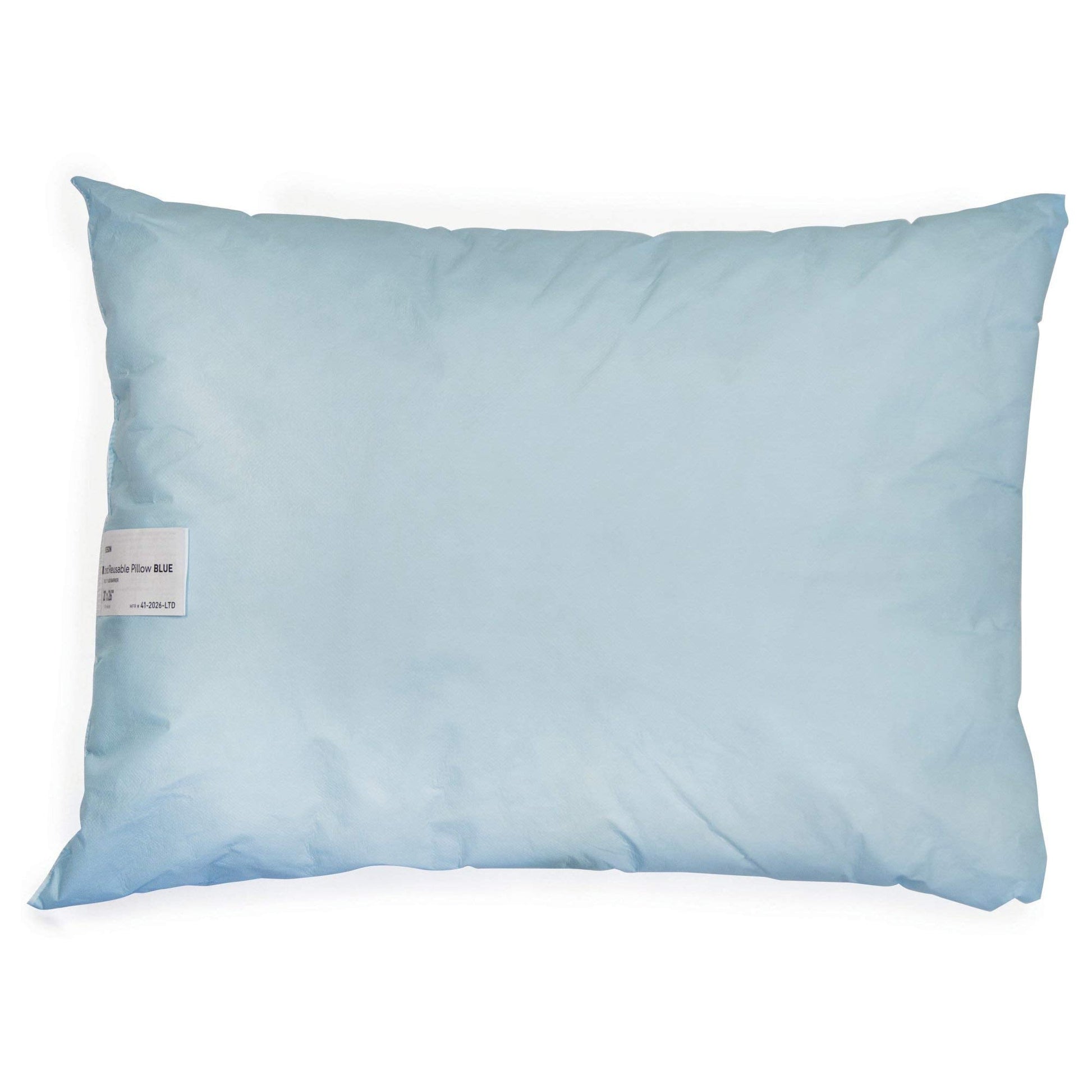 McKesson Medical Pillow [1 Count] Limited Reusable Hospital Bed Pillows, Fluid Moisture and Stain-Resistant, Blue, 20 in x 26 in - Medaid International