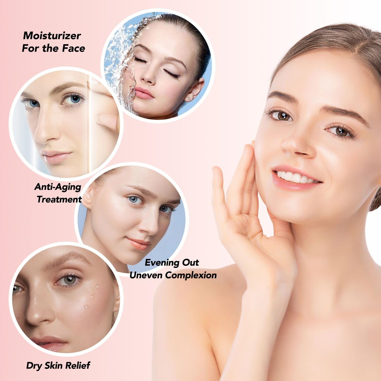 RoongDuuDll Rose Oil for Face with Rose Petal Flower, Natural Vitamin E Oil for Anti-aging, Scars & Stretch Mark, Gua Sha Face Oil, Massage Body Oil Scented for Dry Skin, Scalp and Nail - 60ml - Medaid International