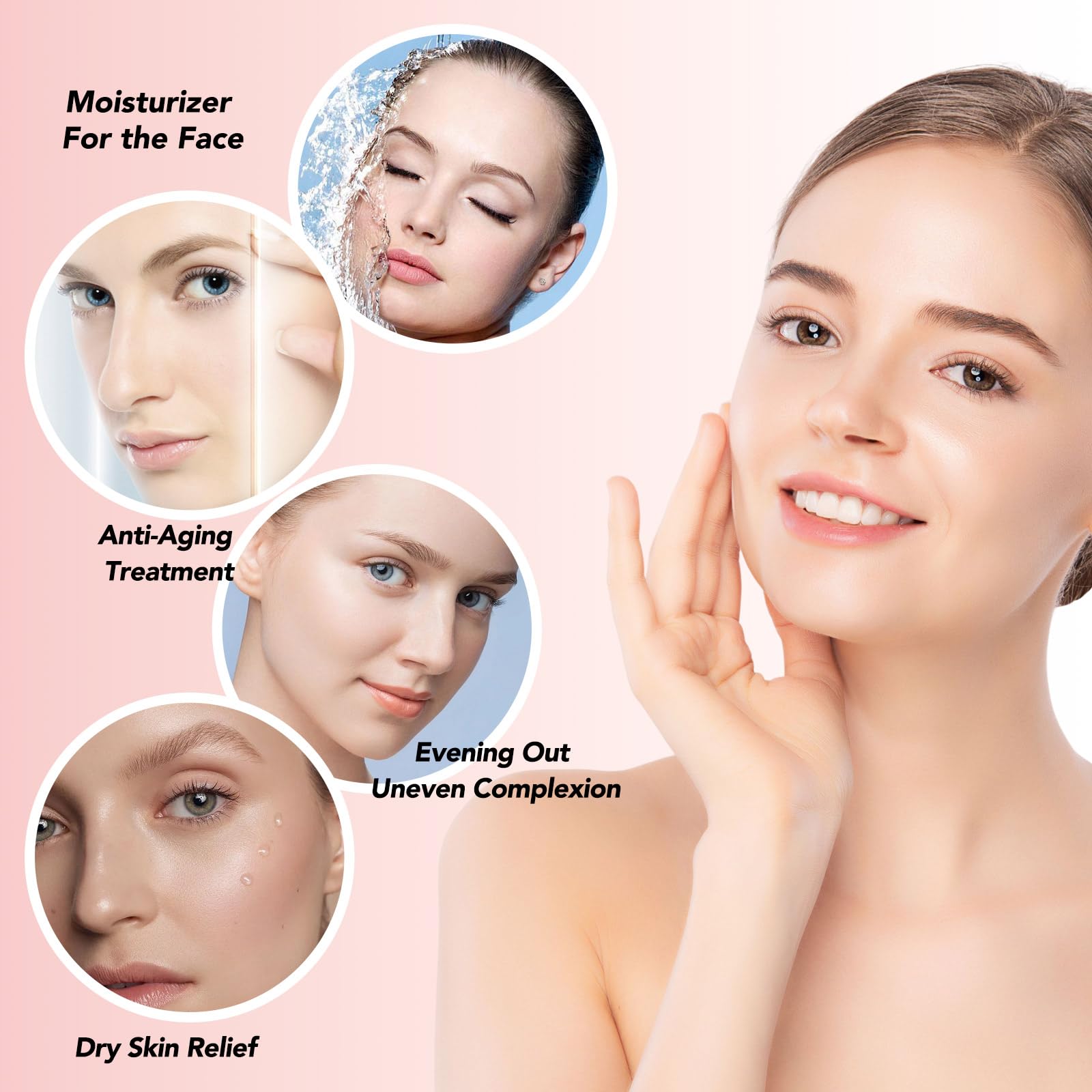 RoongDuuDll Rose Oil for Face with Rose Petal Flower, Natural Vitamin E Oil for Anti-aging, Scars & Stretch Mark, Gua Sha Face Oil, Massage Body Oil Scented for Dry Skin, Scalp and Nail - 60ml - Medaid International
