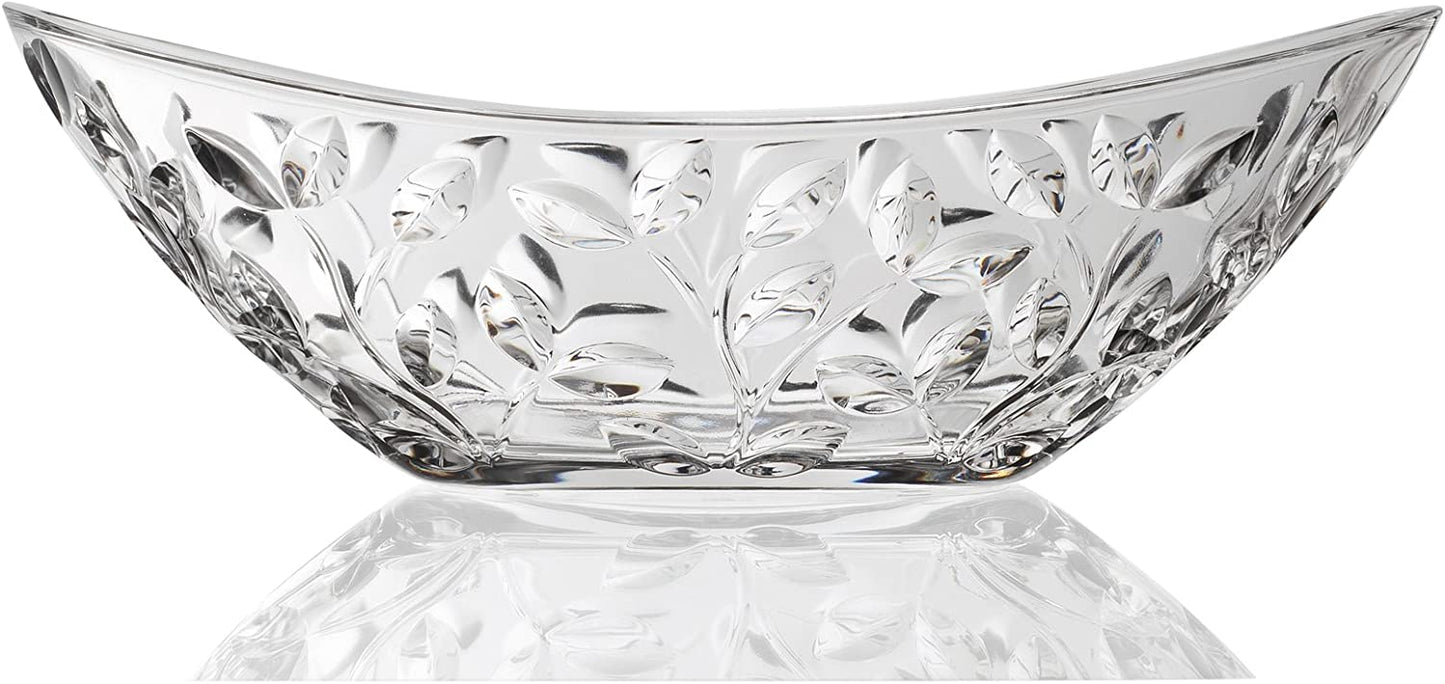 RCR laurus oval centerpiece (L:34cm)