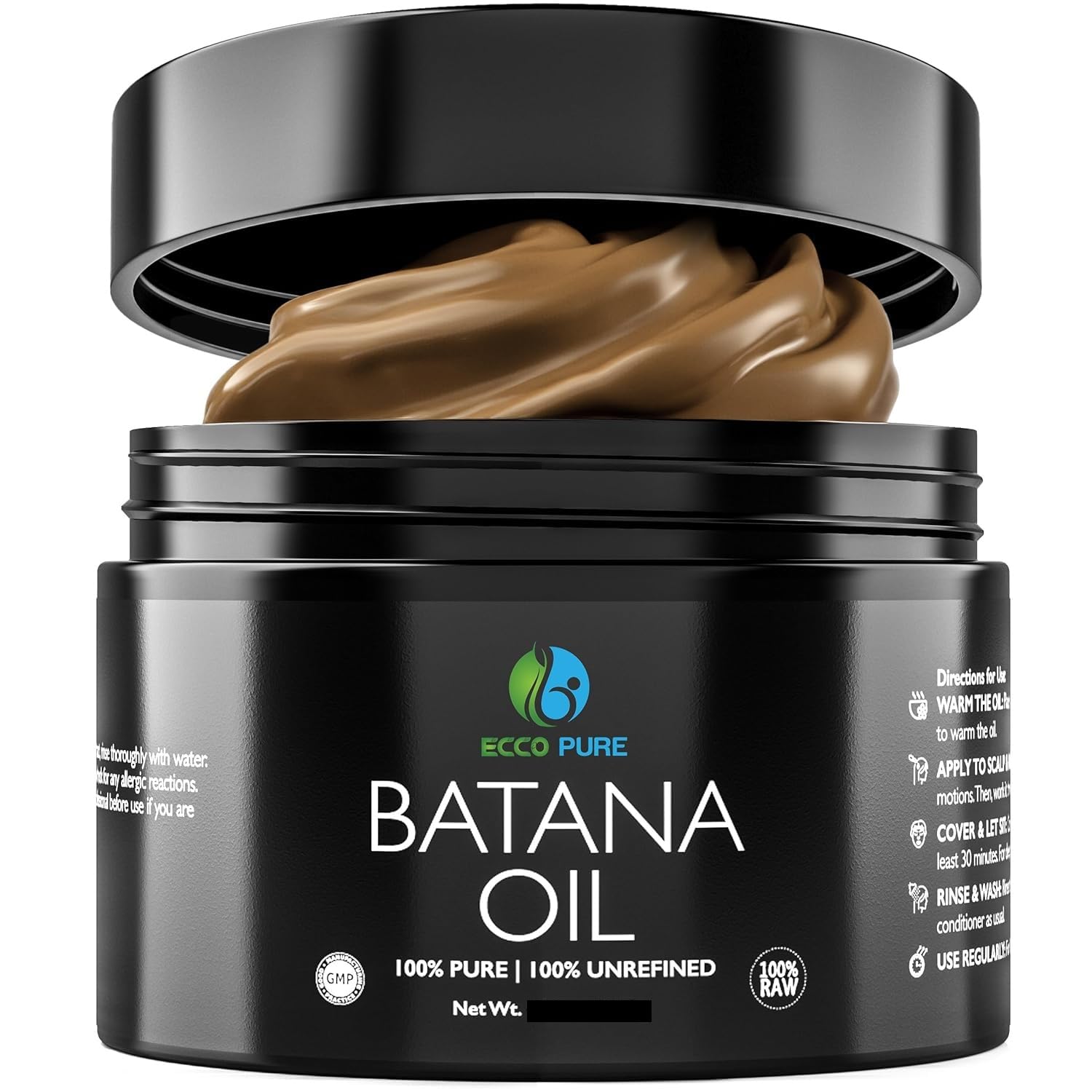 Premium Raw Batana Oil – Pure & Unrefined - Advanced Hair Regrowth & Scalp Therapy Device - Supports Fuller, Healthier Hair & Skin - For Men & Women, 2 OZ - Medaid International