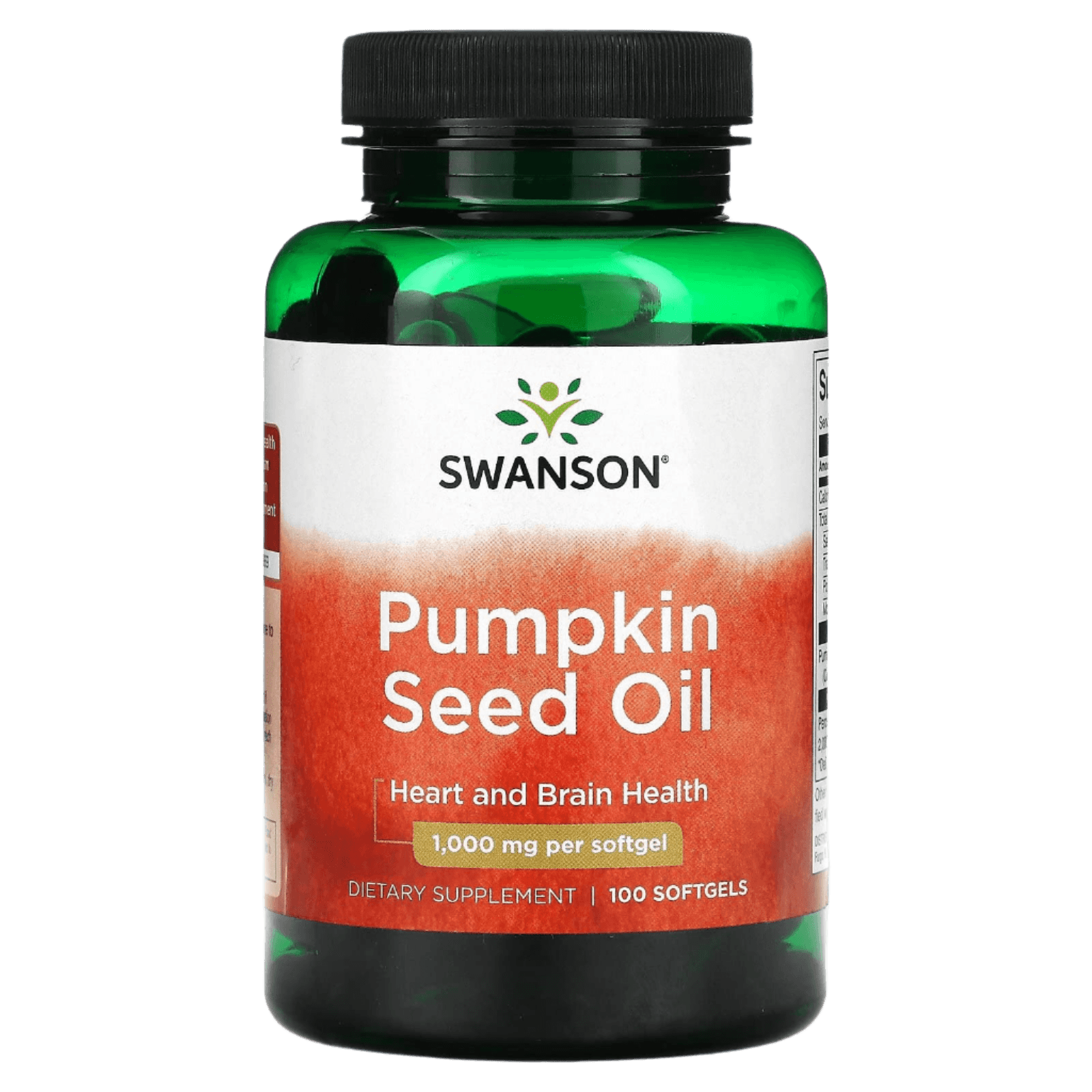 Swanson Pumpkin Seed Oil – 1000 mg | 100 Softgels