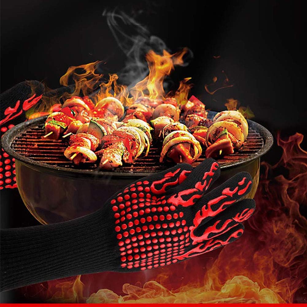 Heat Resistant Fire Gloves (Set of 2)